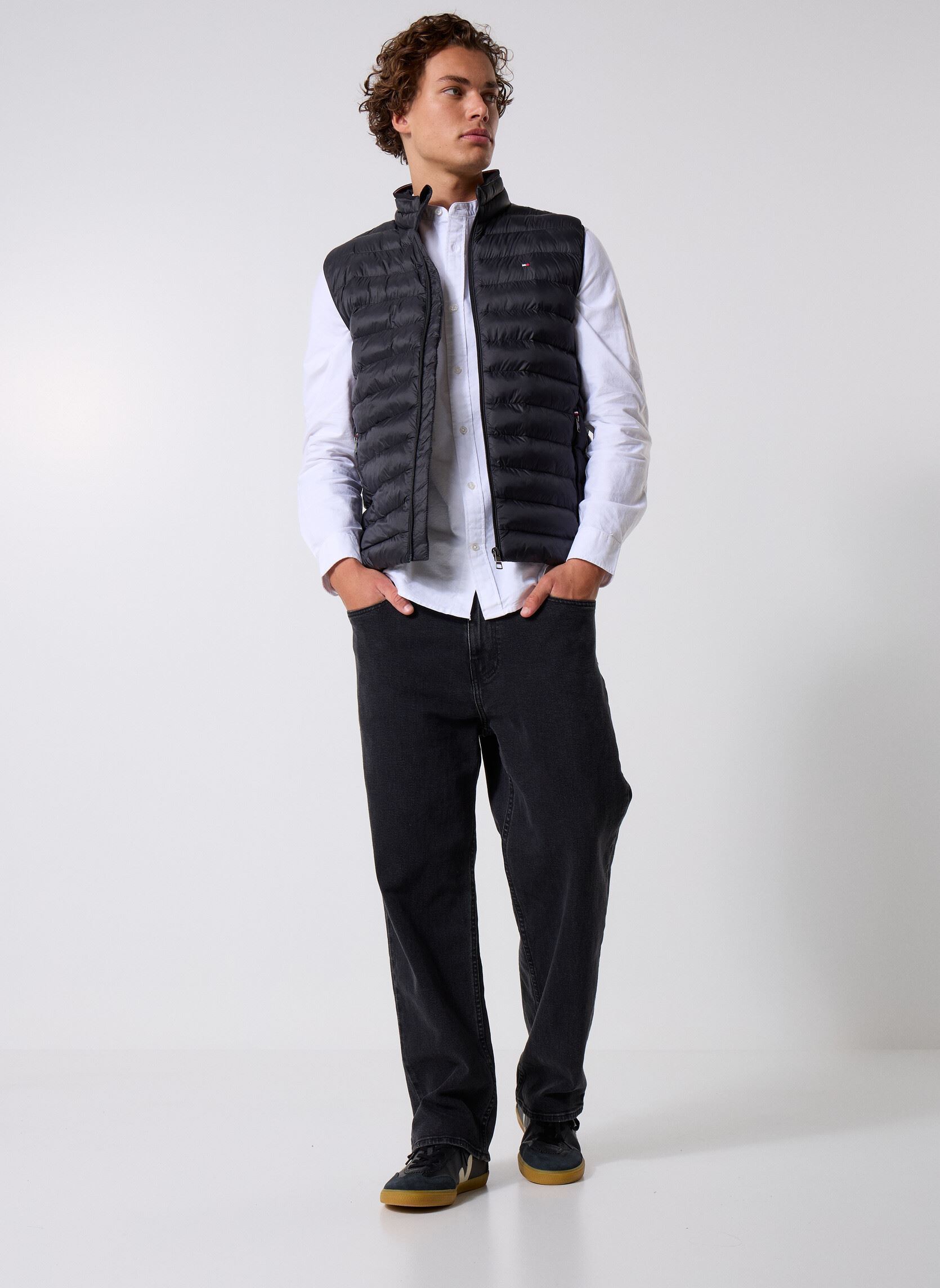 Daunenwesten Core Packable Recycl MW0MW39989 herren schwarz Tommy Hilfiger Daunenwesten Core Packable Recycl MW0MW39989 herren schwarz BLACK