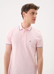 Kurzarm-Poloshirts Tipped Slim Fit Seas MW0MW39993 herren rosa Tommy Hilfiger Kurzarm-Poloshirts Tipped Slim Fit Seas MW0MW39993 herren rosa PINK LILY