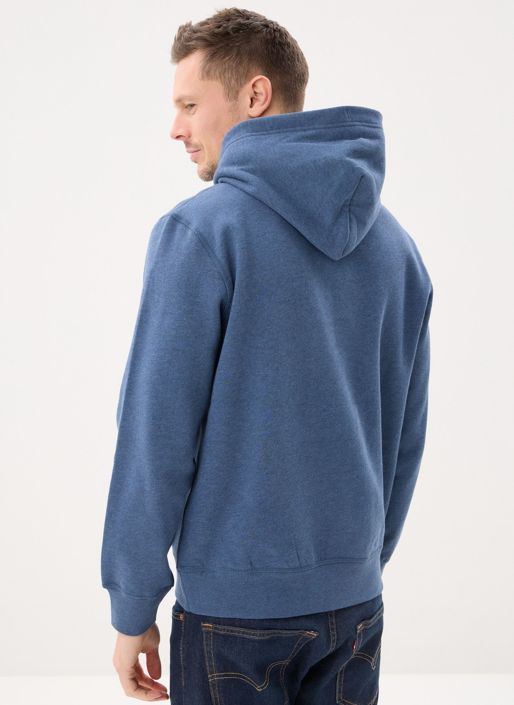 Sweats à capuche Ess Seasonal Fleece MW0MW39997 homme bleu Tommy Hilfiger Sweats à capuche Ess Seasonal Fleece MW0MW39997 homme bleu AEGEAN SEA HEATHER