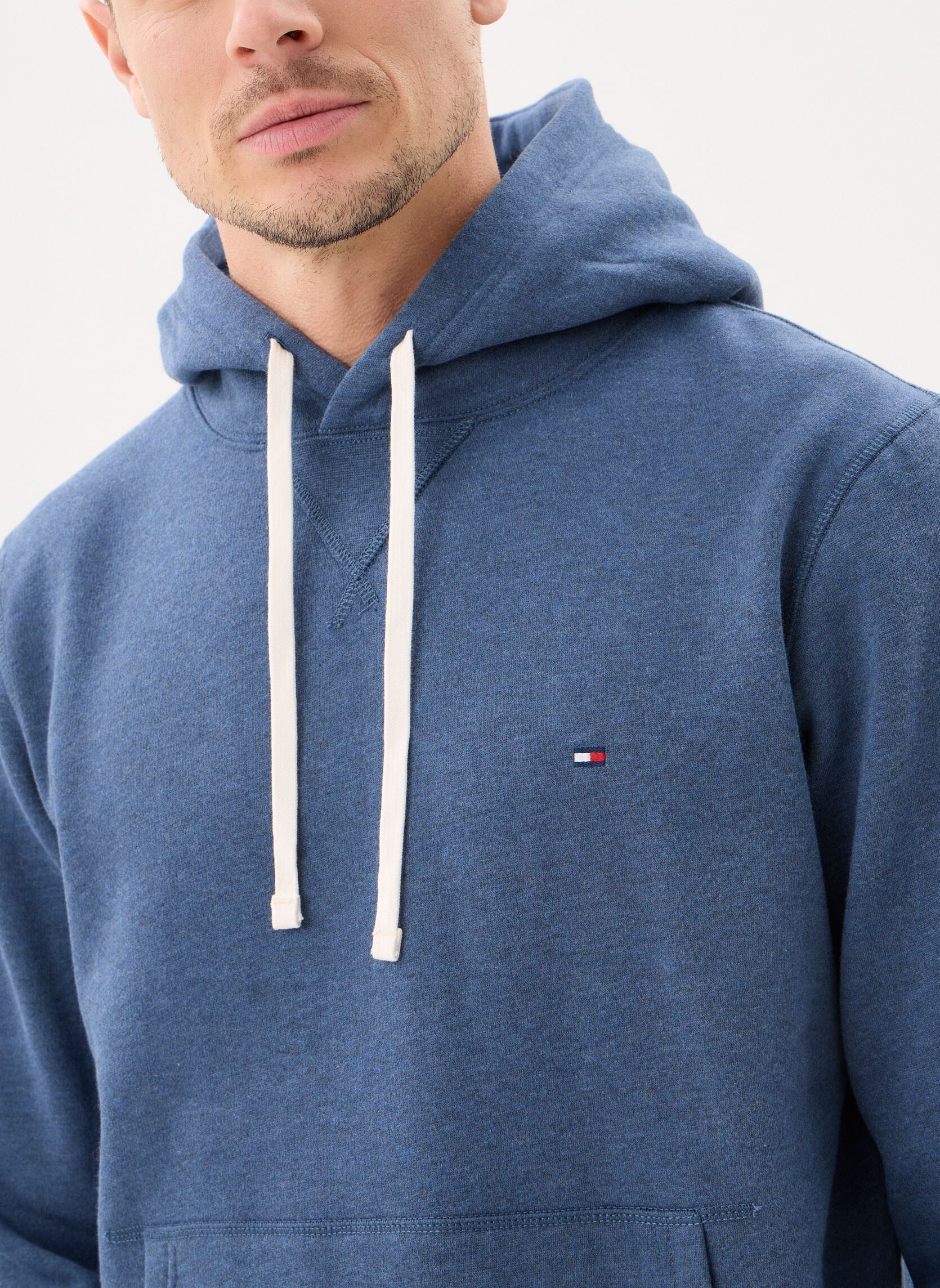 Sweats à capuche Ess Seasonal Fleece MW0MW39997 homme bleu Tommy Hilfiger Sweats à capuche Ess Seasonal Fleece MW0MW39997 homme bleu AEGEAN SEA HEATHER