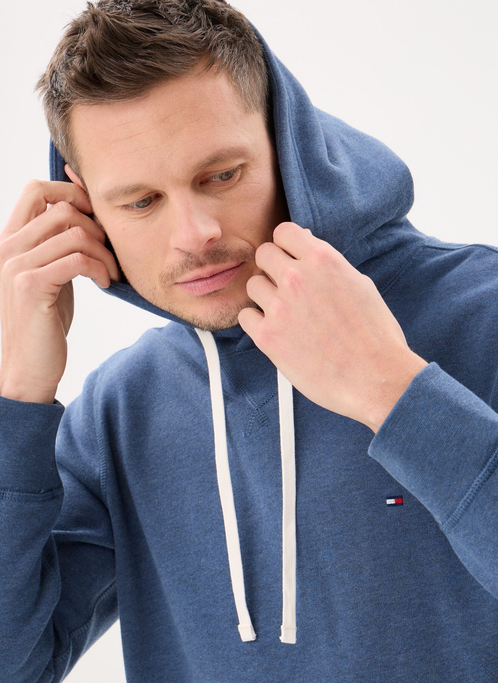 Sweats à capuche Ess Seasonal Fleece MW0MW39997 homme bleu Tommy Hilfiger Sweats à capuche Ess Seasonal Fleece MW0MW39997 homme bleu AEGEAN SEA HEATHER
