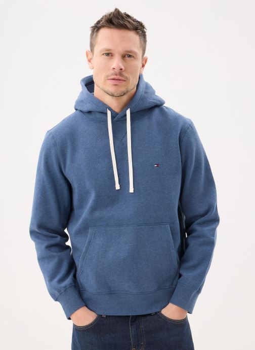 Tommy Hilfiger Sweats à capuche Ess Seasonal Fleece MW0MW39997 homme bleu