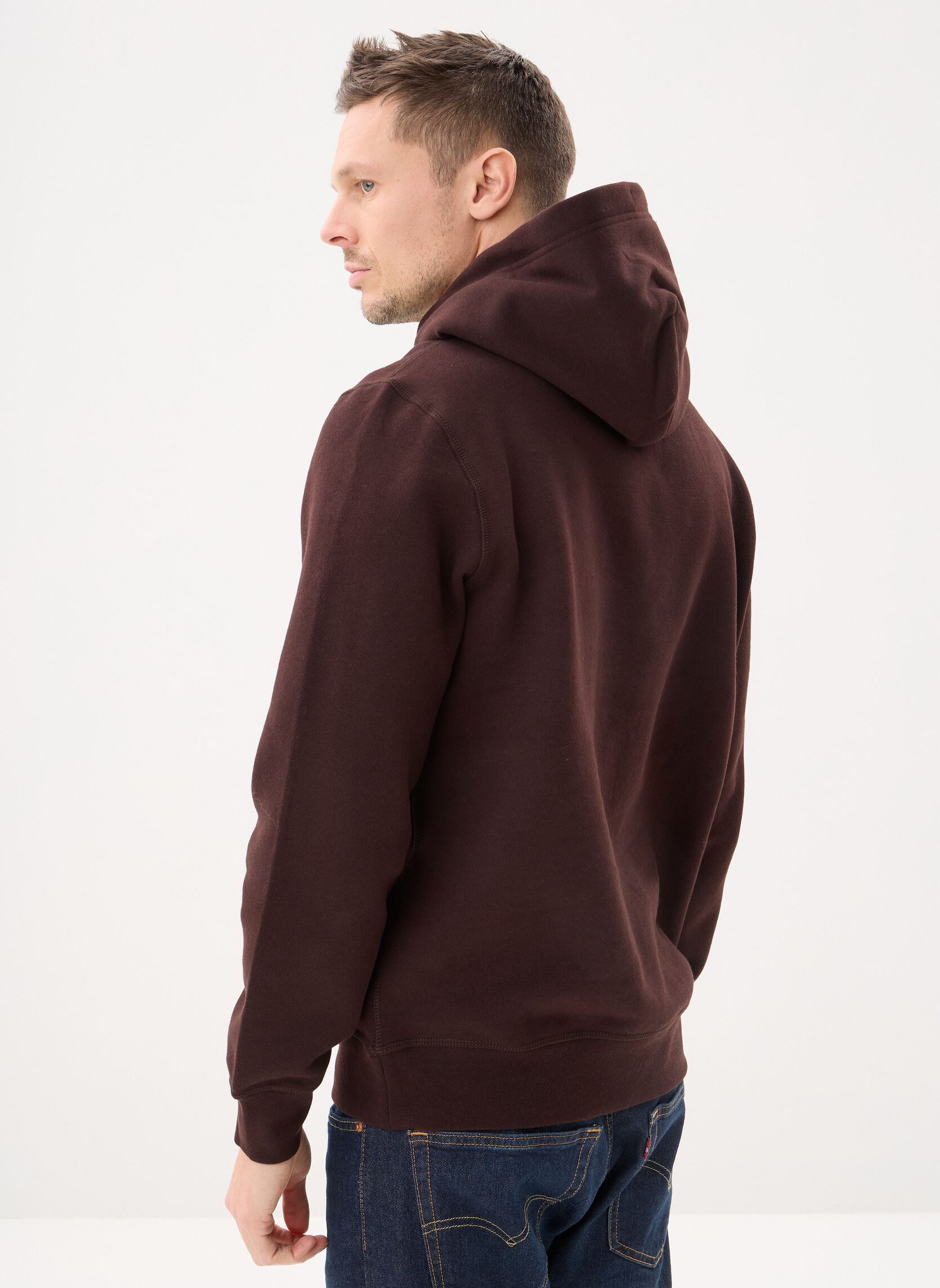 Sweats à capuche Ess Seasonal Fleece MW0MW39997 homme marron Tommy Hilfiger Sweats à capuche Ess Seasonal Fleece MW0MW39997 homme marron CHOCOLATE