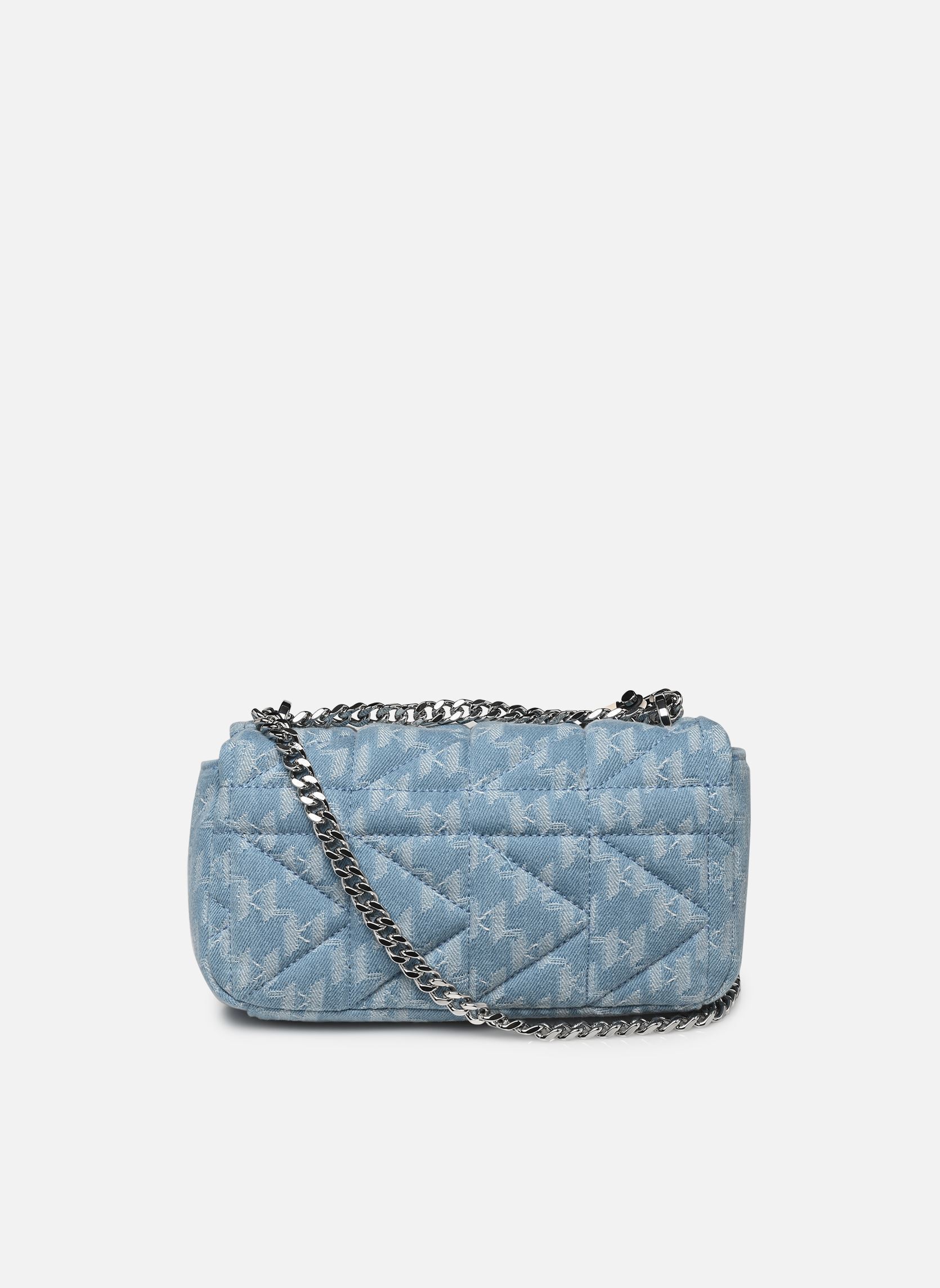 Umhängetaschen K/Kuilt Crossbody Denim damen blau Karl Lagerfeld Umhängetaschen K/Kuilt Crossbody Denim damen blau MONOGRAM DENIM LIGHT BLUE