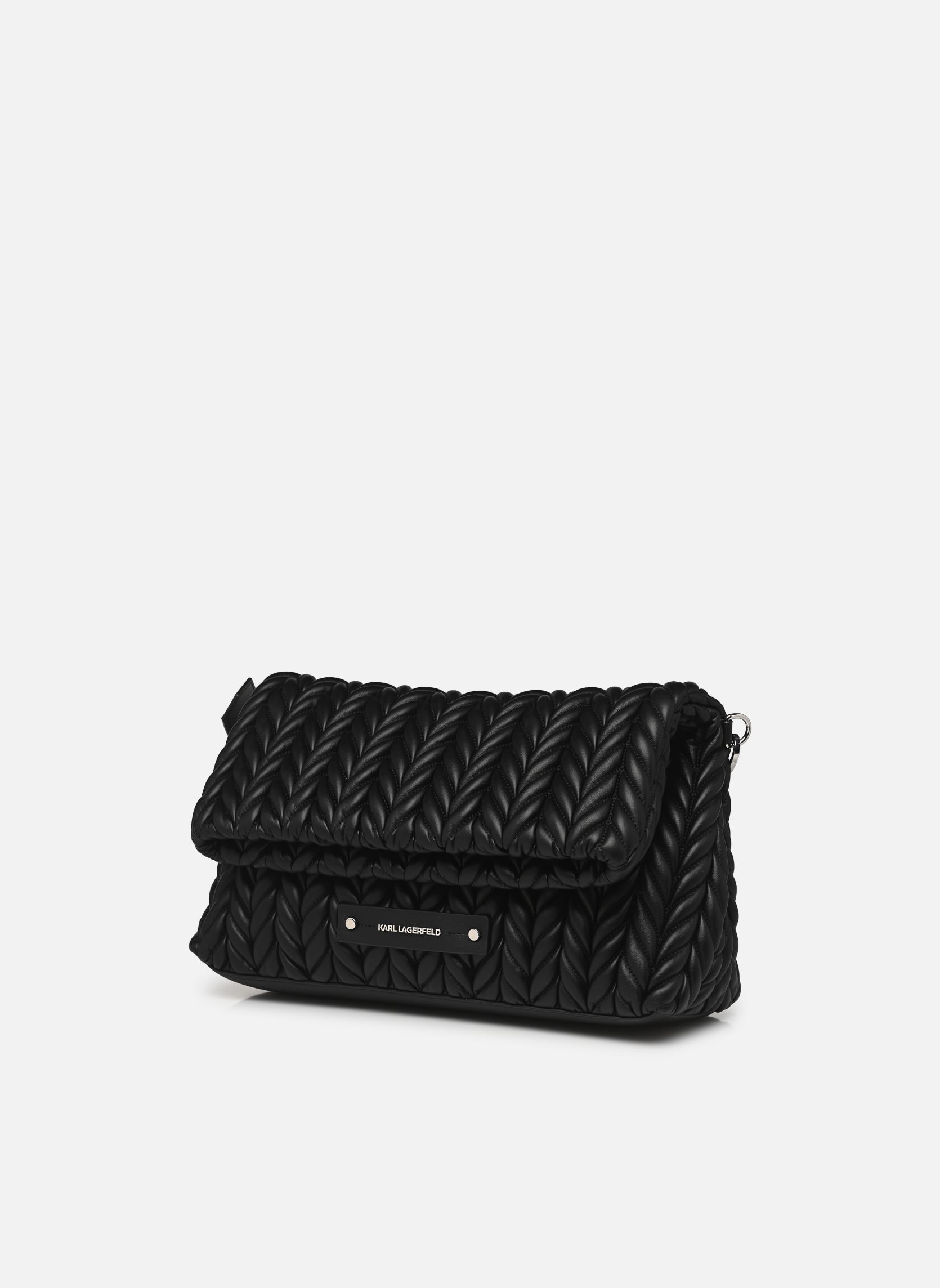Schoudertassen K/Pillow Lg Shoulderbag dames zwart Karl Lagerfeld Schoudertassen K/Pillow Lg Shoulderbag dames zwart BLACK-NICKEL