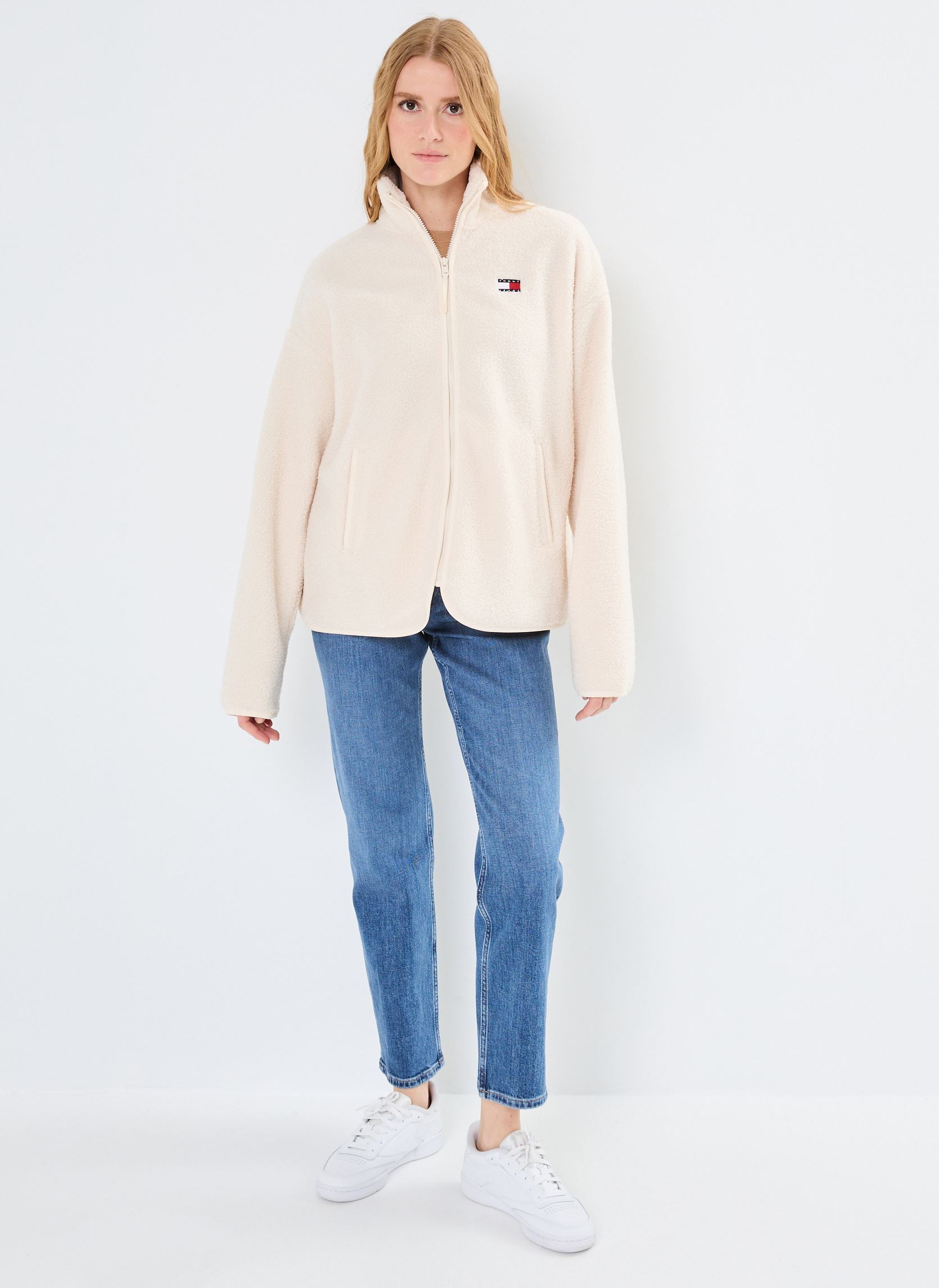 Sweats zippés Tjw Teddy Hwk Zip Th DW0DW20174 femme beige Tommy Jeans Sweats zippés Tjw Teddy Hwk Zip Th DW0DW20174 femme beige NEWSPRINT
