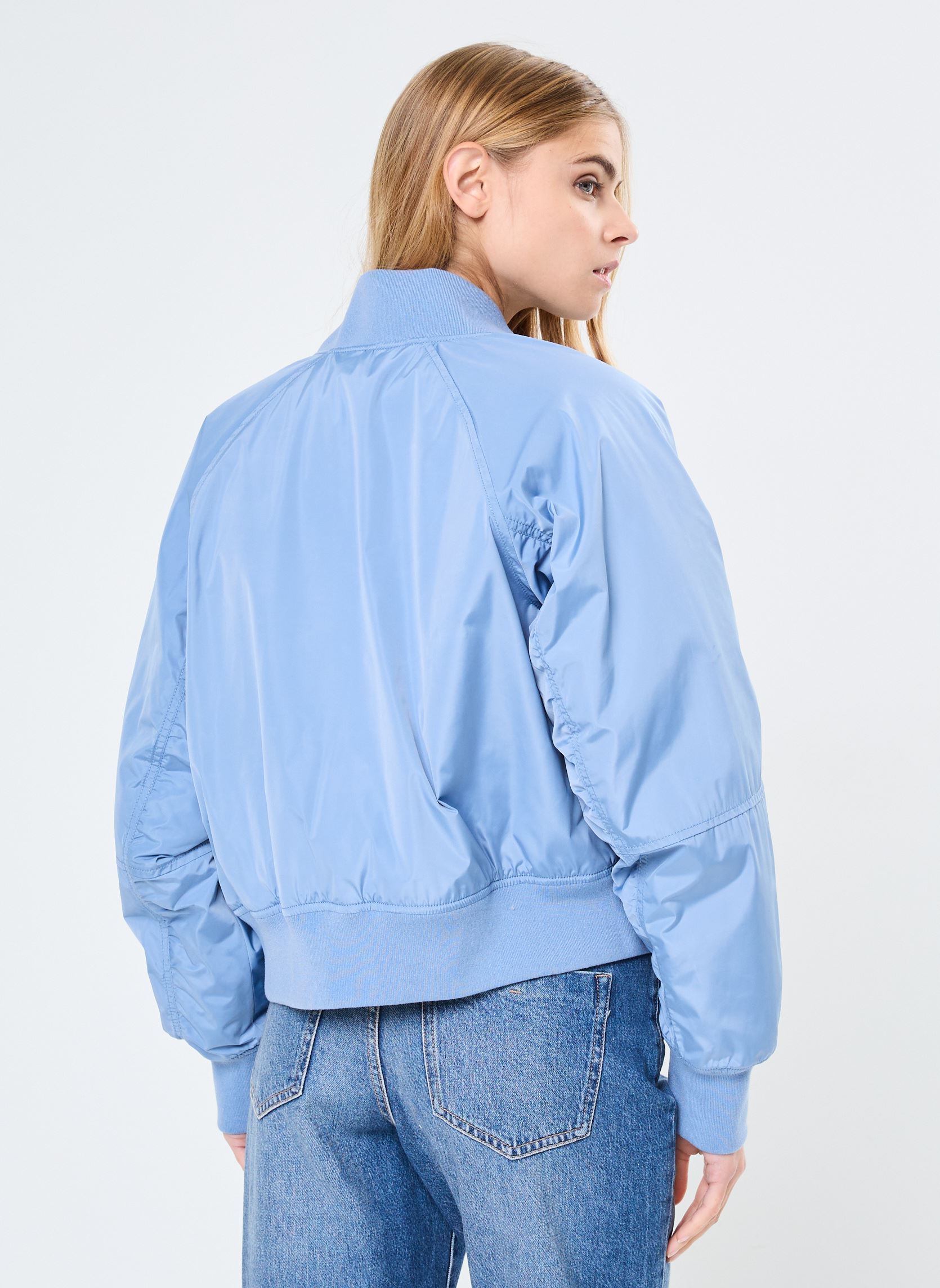Giubbotti Tjw Essential Bomber DW0DW19316 donna blu Tommy Jeans Giubbotti Tjw Essential Bomber DW0DW19316 donna blu COLORADO BLUE