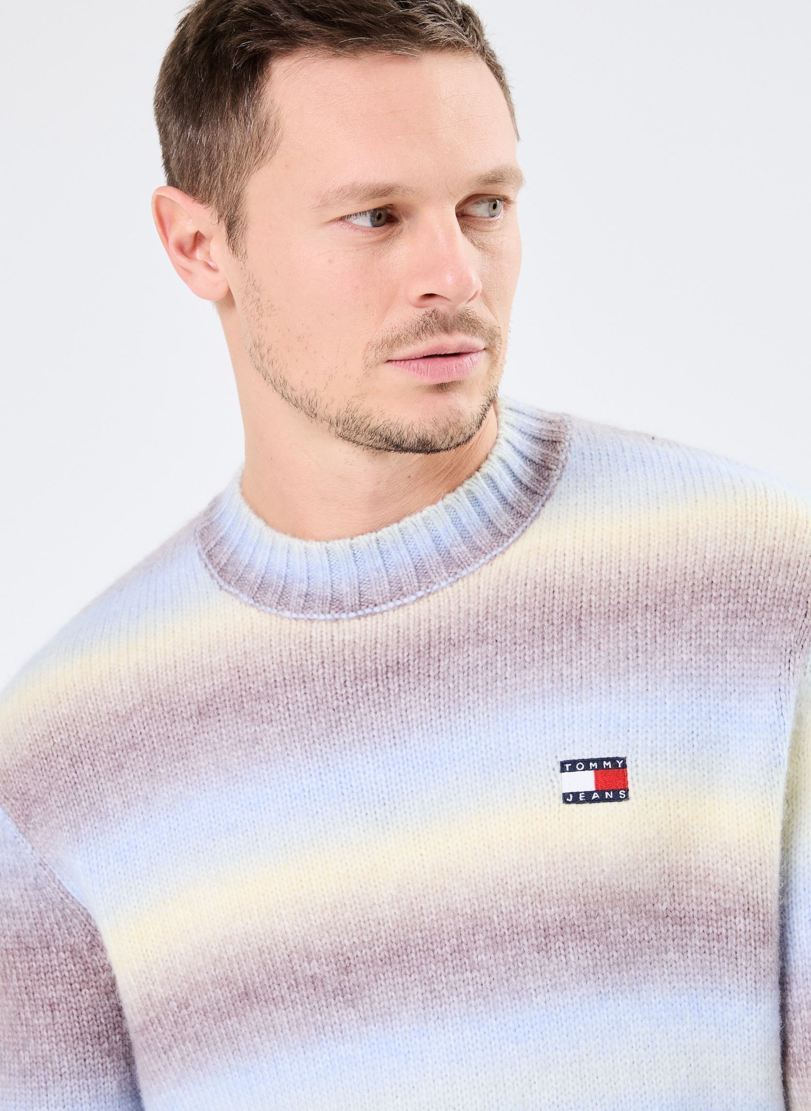 Pulls Tjm Reg Ombre Cneck DM0DM20298 homme multicolore Tommy Jeans Pulls Tjm Reg Ombre Cneck DM0DM20298 homme multicolore CUSTARD CREAM