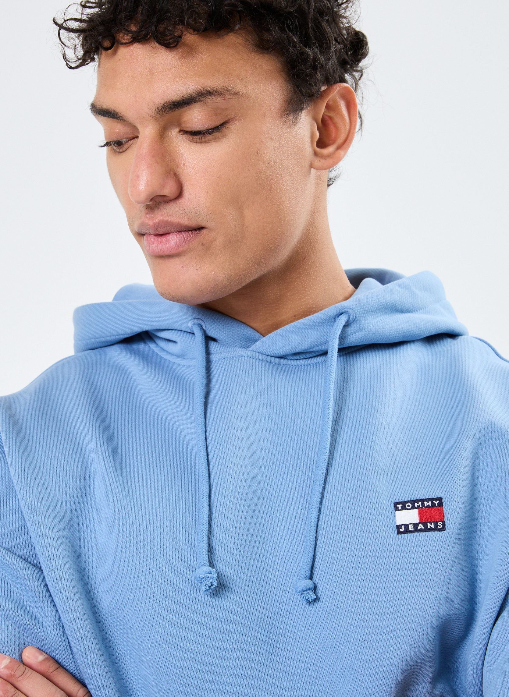 Kapuzenpullover Tjm Reg Badge Hoodie DM0DM20258 herren blau Tommy Jeans Kapuzenpullover Tjm Reg Badge Hoodie DM0DM20258 herren blau COLORADO BLUE