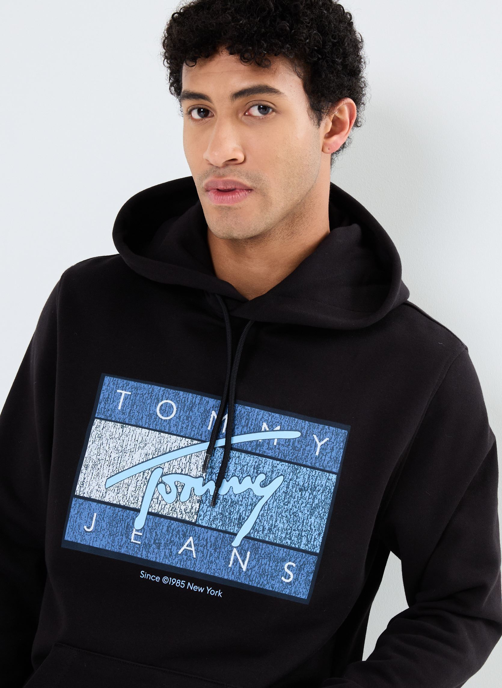 Kapuzenpullover Tjm Reg Dna Flag Twi DM0DM21100 herren schwarz Tommy Jeans Kapuzenpullover Tjm Reg Dna Flag Twi DM0DM21100 herren schwarz BLACK