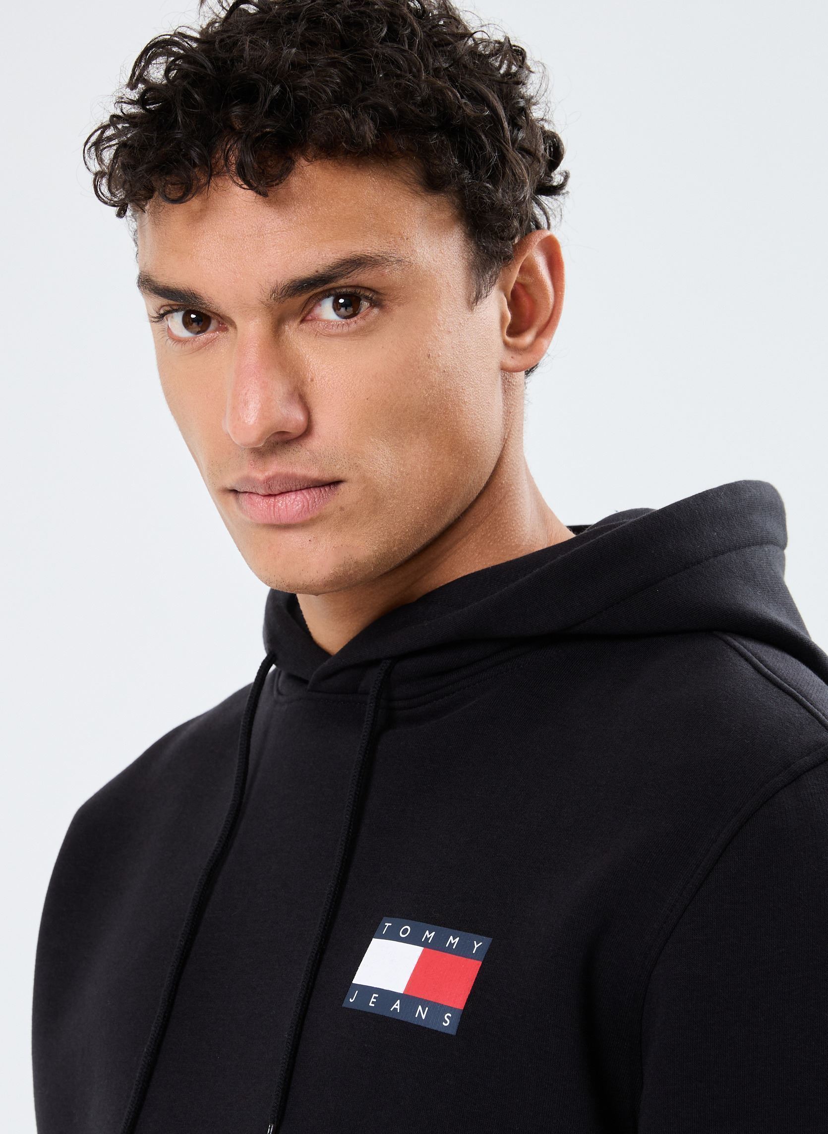 Kapuzenpullover Tjm Reg Essential Fl DM0DM20738 herren schwarz Tommy Jeans Kapuzenpullover Tjm Reg Essential Fl DM0DM20738 herren schwarz BLACK