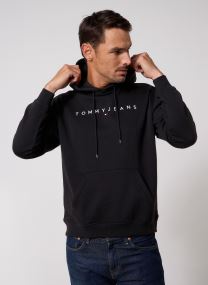Hoodies Tjm Reg Linear Logo DM0DM20746 heren zwart