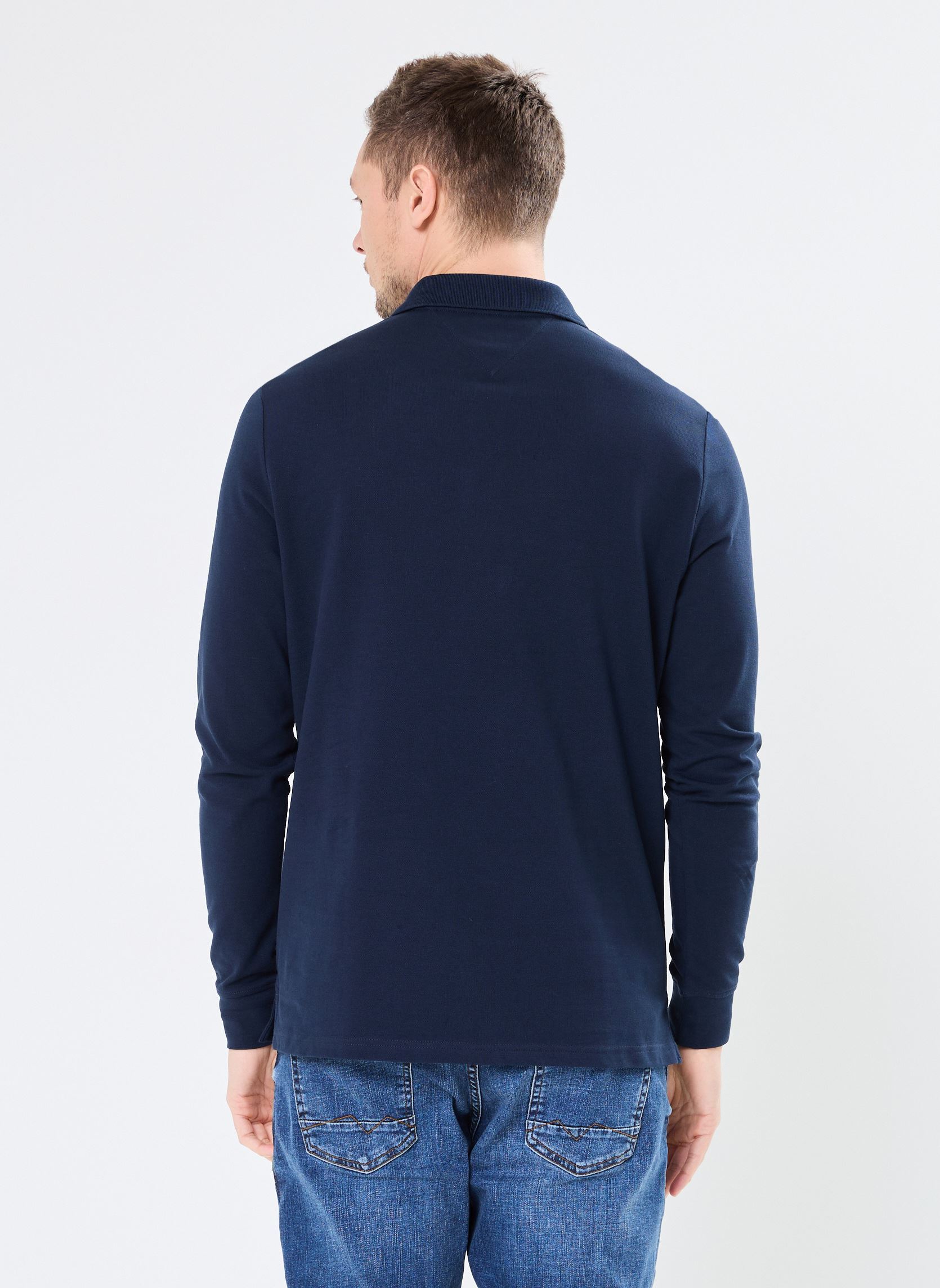Kurzarm-Poloshirts Tjm Slim Placket Pol DM0DM20232 herren blau Tommy Jeans Kurzarm-Poloshirts Tjm Slim Placket Pol DM0DM20232 herren blau DARK NIGHT NAVY