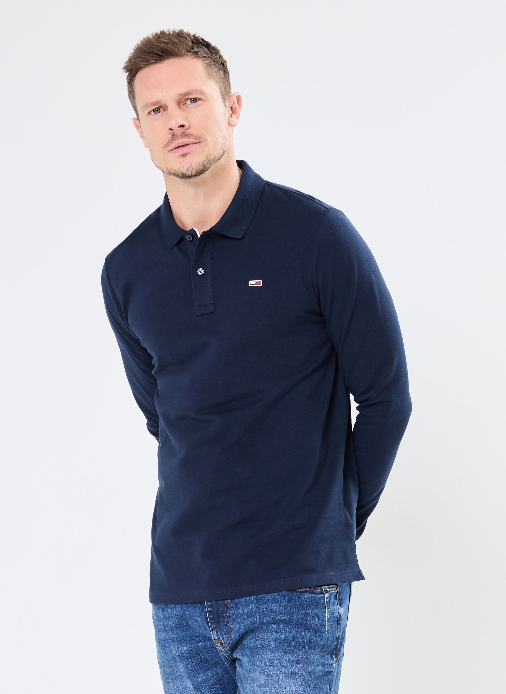 Vêtements Tommy Jeans Tjm Slim Placket Pol DM0DM20232 pour Accessoires - vue 2