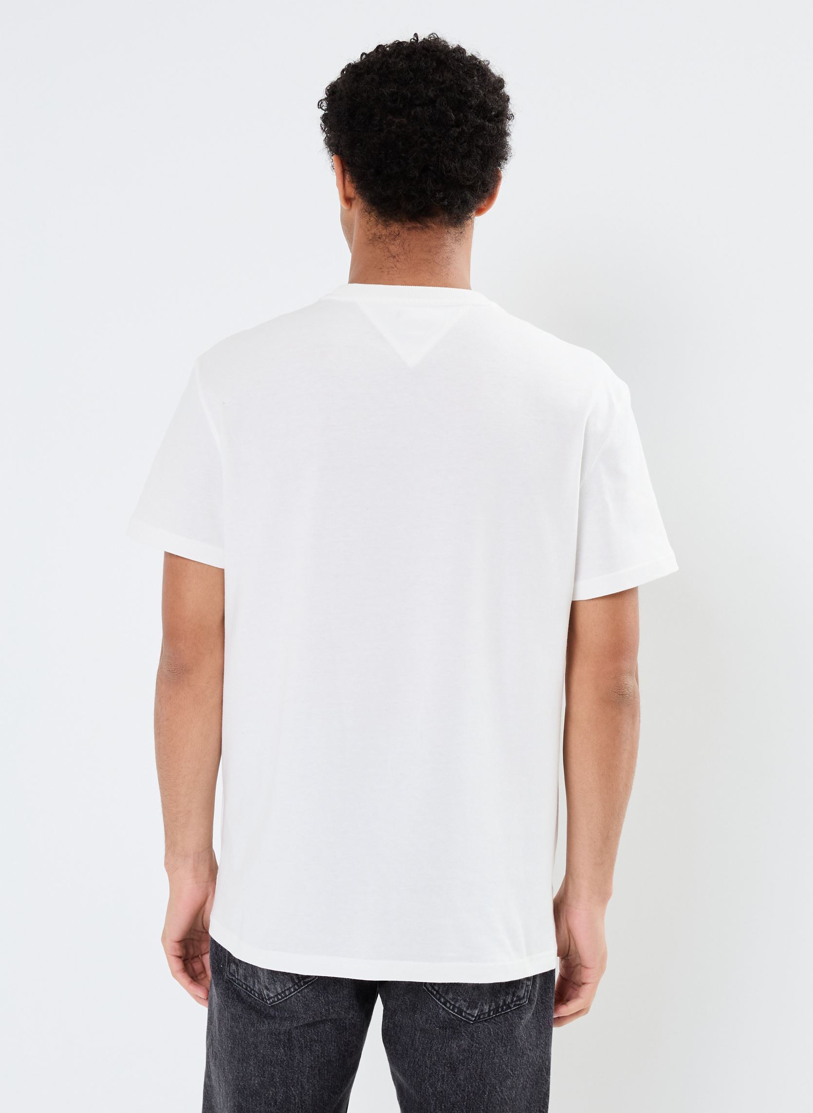 Tee-shirts manches courtes Tjm Reg Rwb Signatur DM0DM21109 homme blanc Tommy Jeans Tee-shirts manches courtes Tjm Reg Rwb Signatur DM0DM21109 homme blanc ECRU
