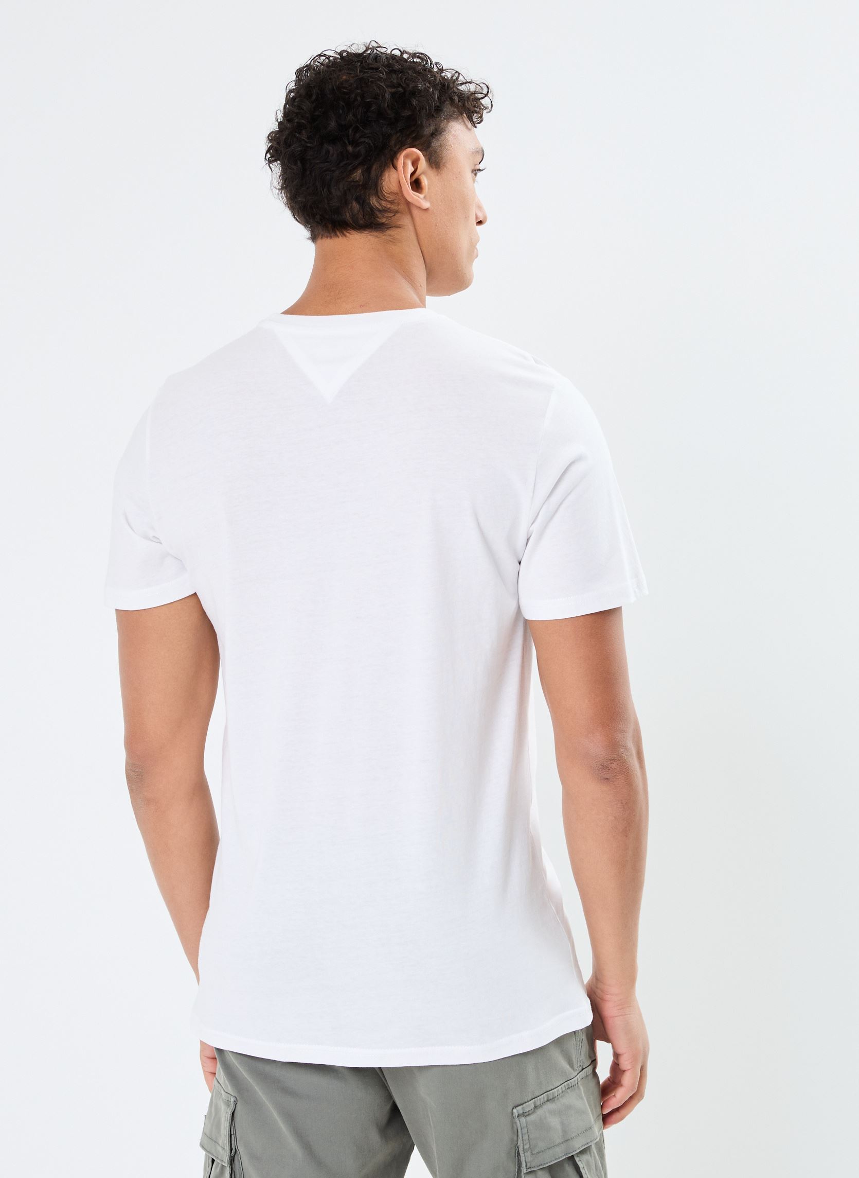 Tee-shirts manches courtes Tjm Slim Essential F DM0DM20740 homme blanc Tommy Jeans Tee-shirts manches courtes Tjm Slim Essential F DM0DM20740 homme blanc WHITE