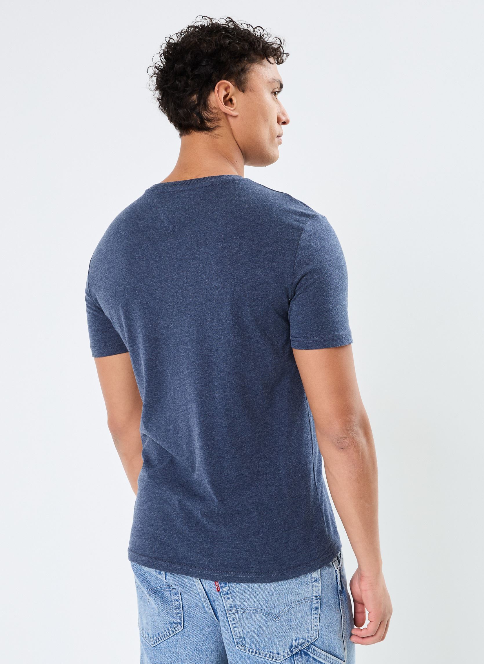 Tee-shirts manches courtes Tjm Xslim Jaspe 2.0 DM0DM20364 homme bleu Tommy Jeans Tee-shirts manches courtes Tjm Xslim Jaspe 2.0 DM0DM20364 homme bleu DARK NIGHT NAVY HTR