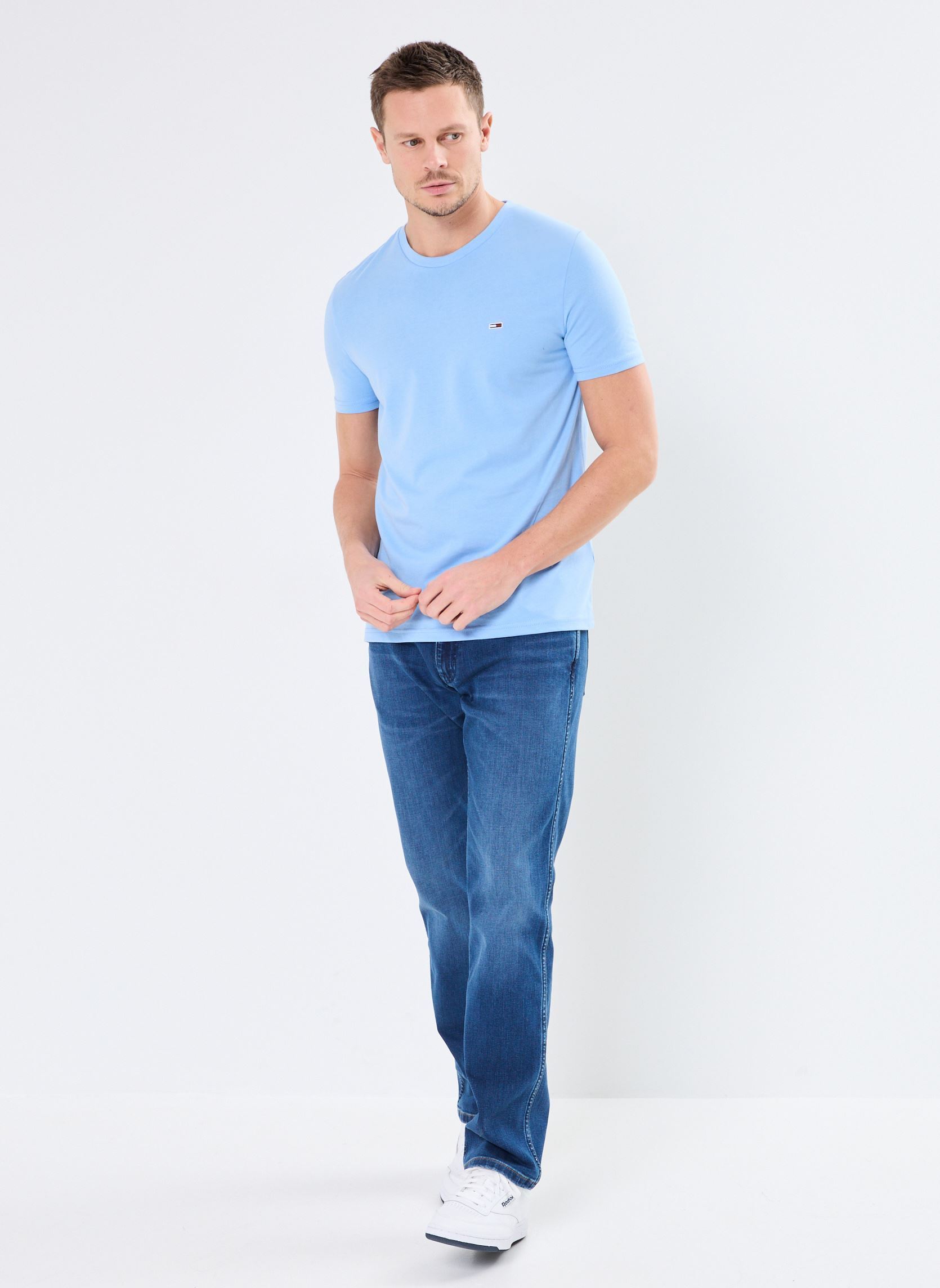 Tee-shirts manches courtes Tjm Xslim Jaspe Htr DM0DM20363 homme bleu Tommy Jeans Tee-shirts manches courtes Tjm Xslim Jaspe Htr DM0DM20363 homme bleu SUGARPLUM BLUE HEATHER