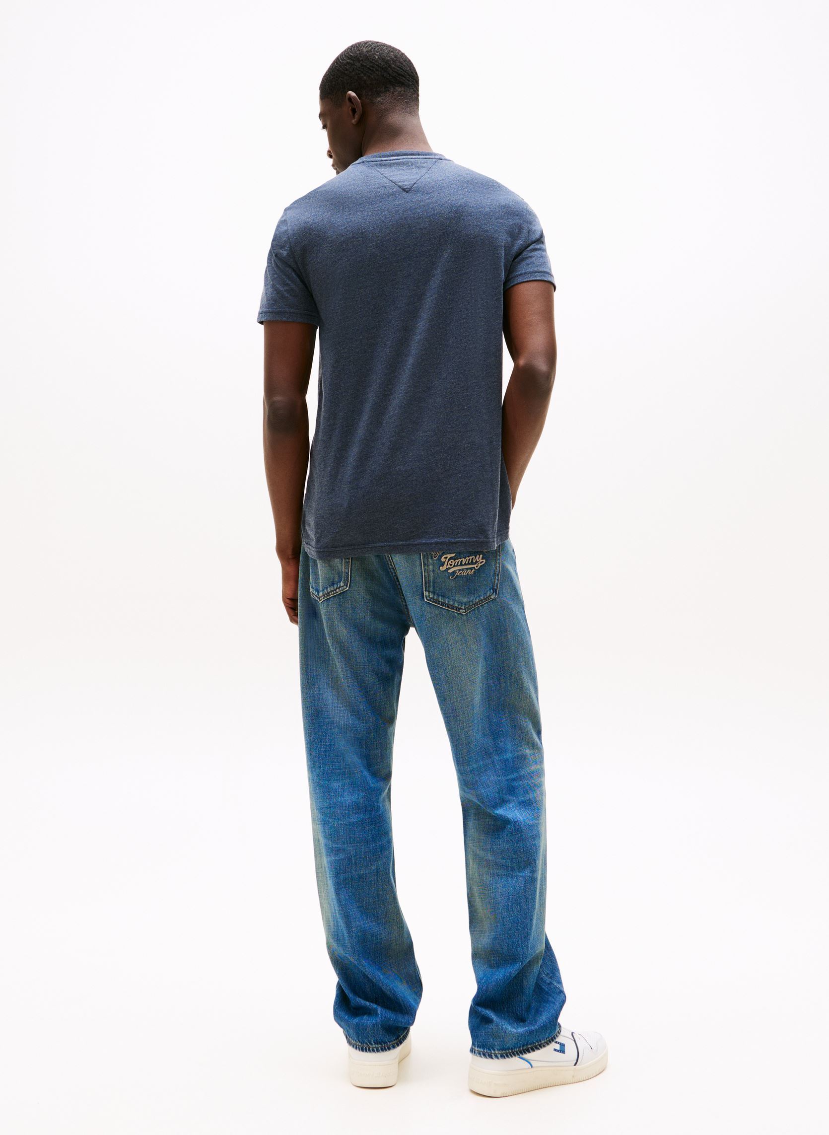 Tee-shirts manches courtes Tjm Xslim Jaspe Htr DM0DM20363 homme bleu Tommy Jeans Tee-shirts manches courtes Tjm Xslim Jaspe Htr DM0DM20363 homme bleu DARK NIGHT NAVY HTR