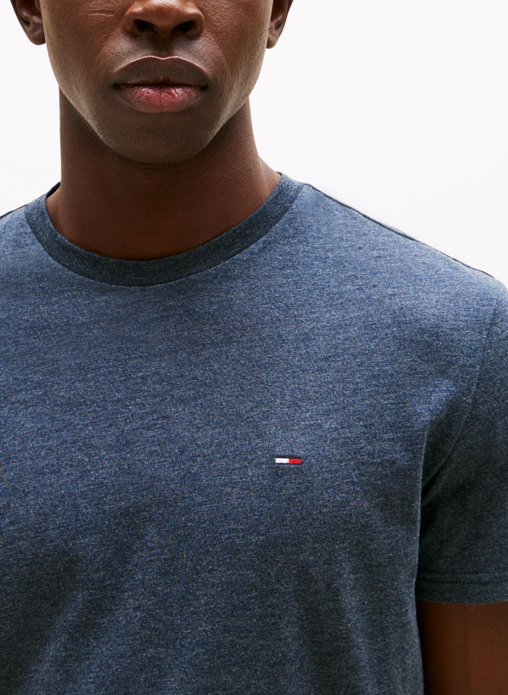Tee-shirts manches courtes Tjm Xslim Jaspe Htr DM0DM20363 homme bleu Tommy Jeans Tee-shirts manches courtes Tjm Xslim Jaspe Htr DM0DM20363 homme bleu DARK NIGHT NAVY HTR