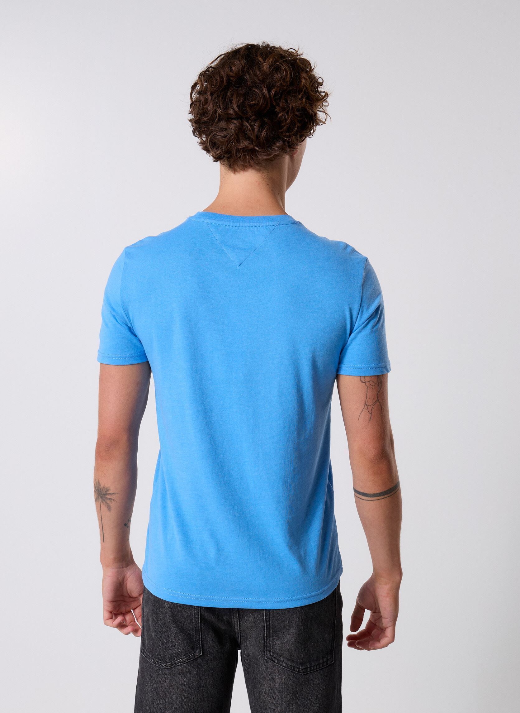 Tee-shirts manches courtes Tjm Xslim Jaspe Htr DM0DM20363 homme bleu Tommy Jeans Tee-shirts manches courtes Tjm Xslim Jaspe Htr DM0DM20363 homme bleu COPENHAGEN BLUE HTR