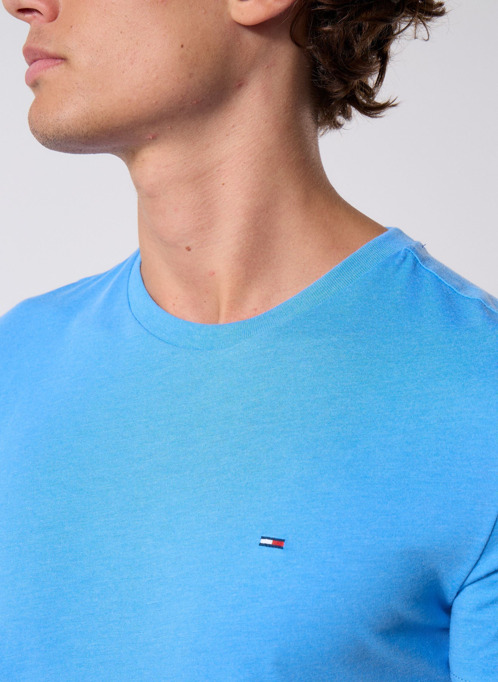 Tee-shirts manches courtes Tjm Xslim Jaspe Htr DM0DM20363 homme bleu Tommy Jeans Tee-shirts manches courtes Tjm Xslim Jaspe Htr DM0DM20363 homme bleu COPENHAGEN BLUE HTR
