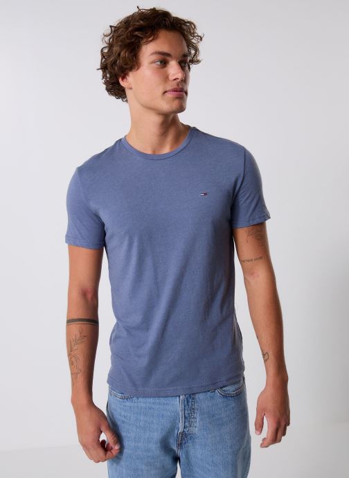 Tommy Jeans T-shirts met korte mouwen Tjm Xslim Jaspe Htr DM0DM20363 heren blauw