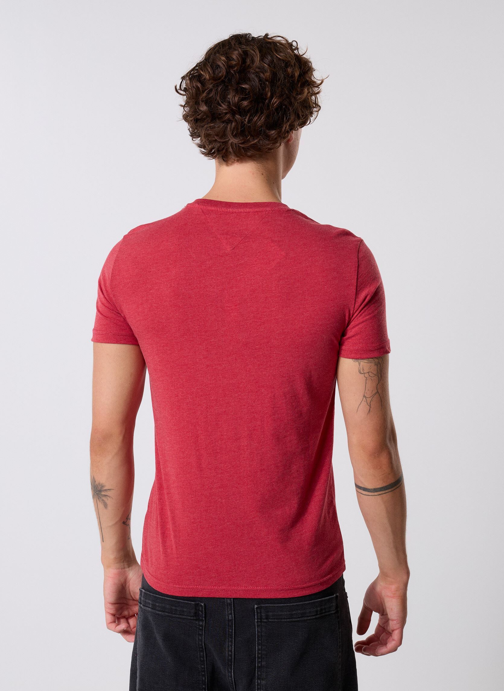 Tee-shirts manches courtes Tjm Xslim Jaspe Htr DM0DM20363 homme rouge Tommy Jeans Tee-shirts manches courtes Tjm Xslim Jaspe Htr DM0DM20363 homme rouge SAPPHIRE RED HTR