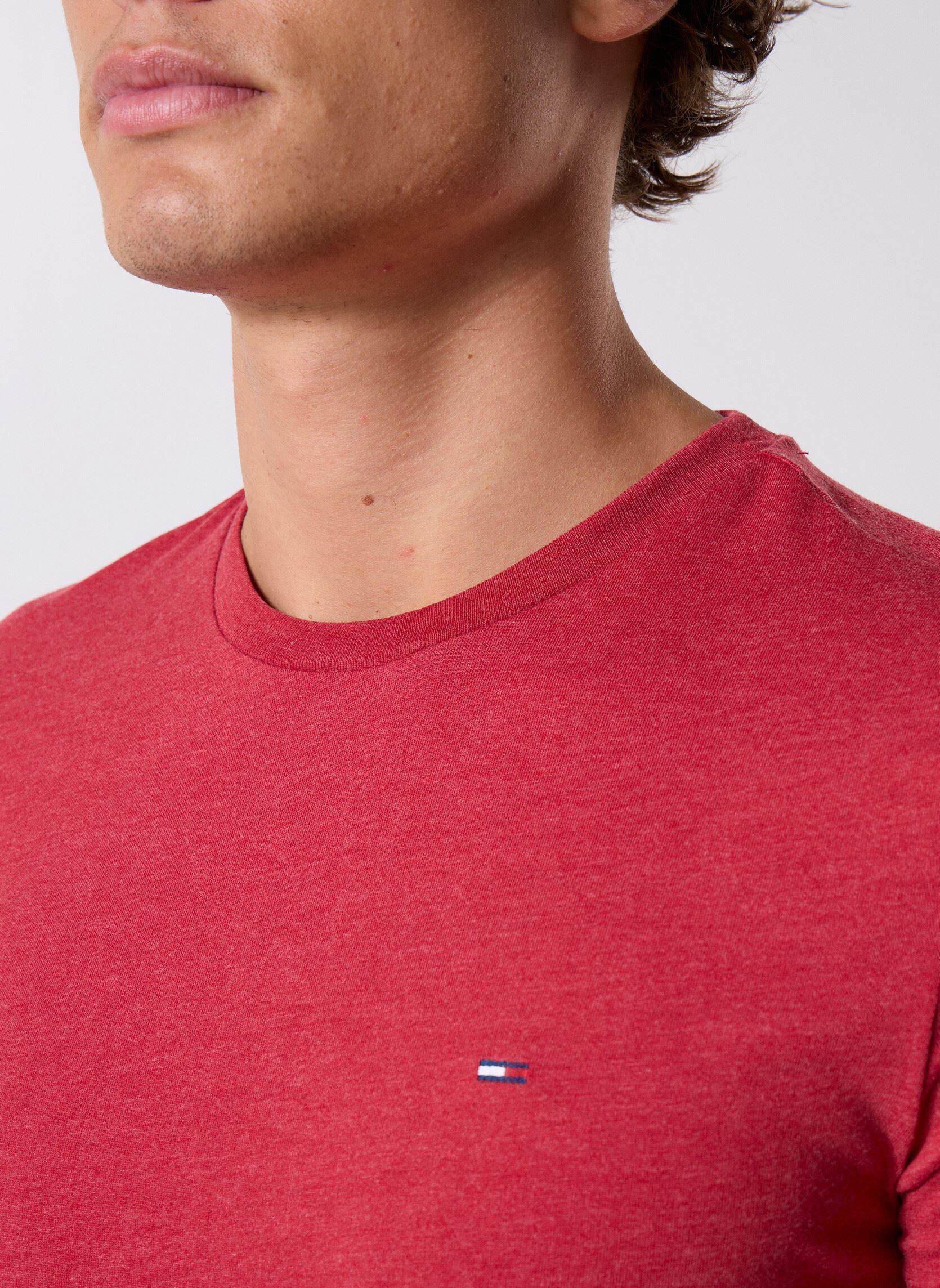 Tee-shirts manches courtes Tjm Xslim Jaspe Htr DM0DM20363 homme rouge Tommy Jeans Tee-shirts manches courtes Tjm Xslim Jaspe Htr DM0DM20363 homme rouge SAPPHIRE RED HTR