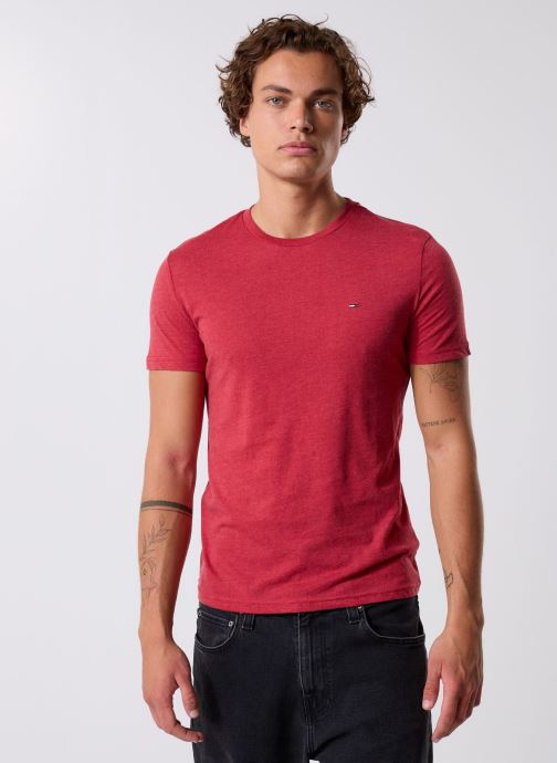 Tommy Jeans T-shirts met korte mouwen Tjm Xslim Jaspe Htr DM0DM20363 heren rood