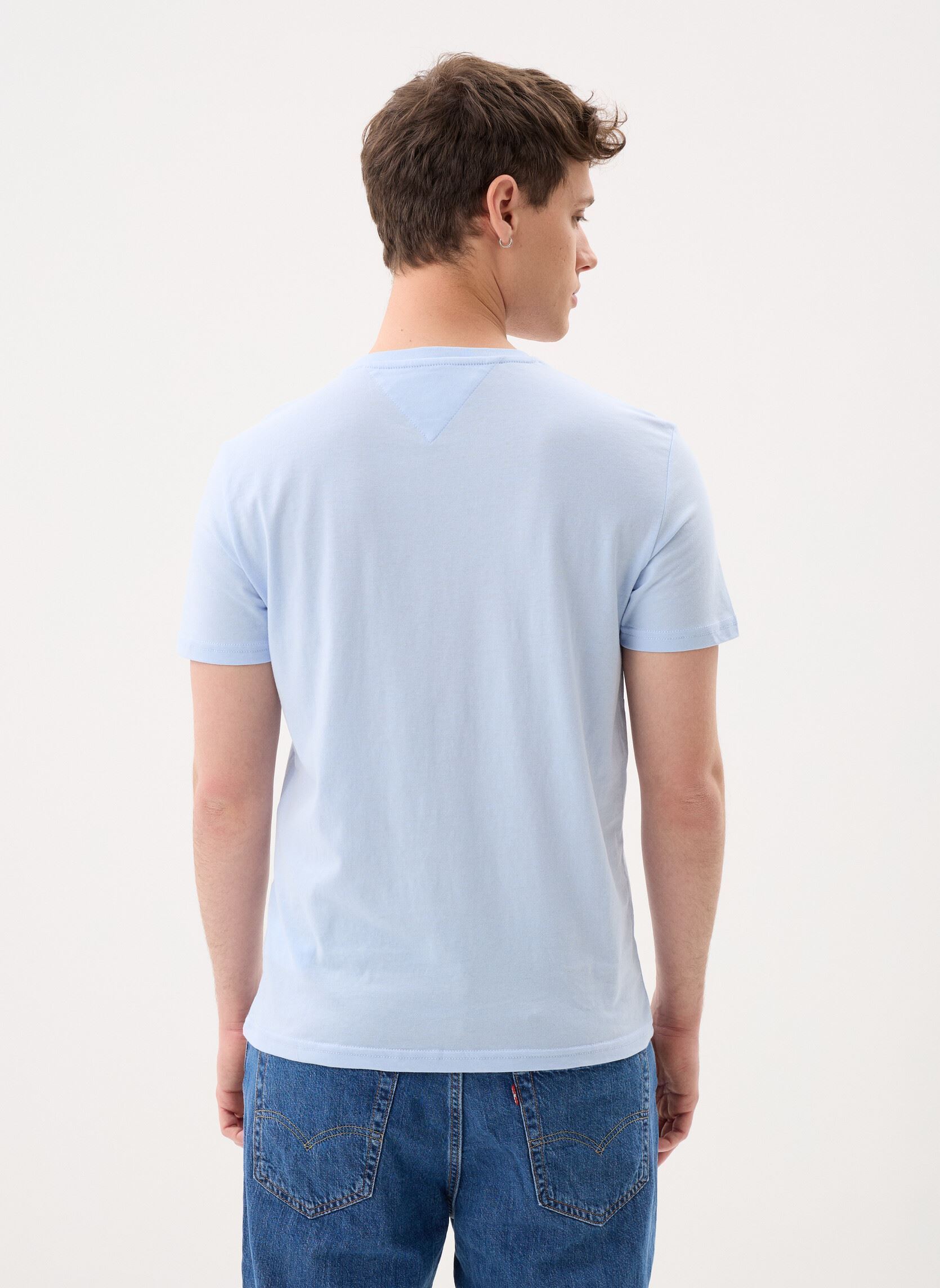 Kurzarm-T-Shirts Tjm Xslim Jaspe Htr DM0DM20363 herren blau Tommy Jeans Kurzarm-T-Shirts Tjm Xslim Jaspe Htr DM0DM20363 herren blau SWEET BLUE