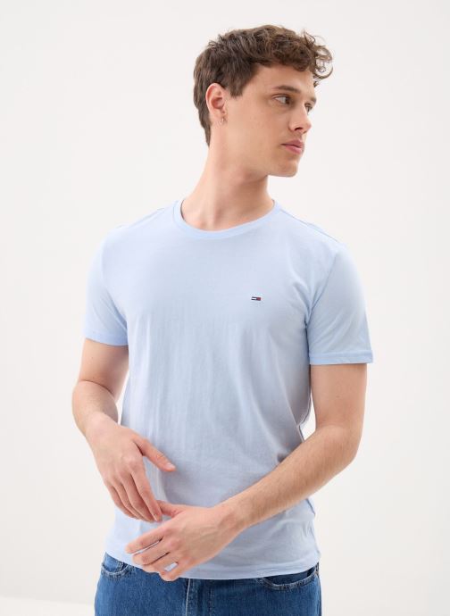 Tommy Jeans T-shirts met korte mouwen Tjm Xslim Jaspe Htr DM0DM20363 heren blauw