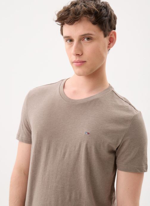 Tommy Jeans Kurzarm-T-Shirts Tjm Xslim Jaspe Htr DM0DM20363 herren beige