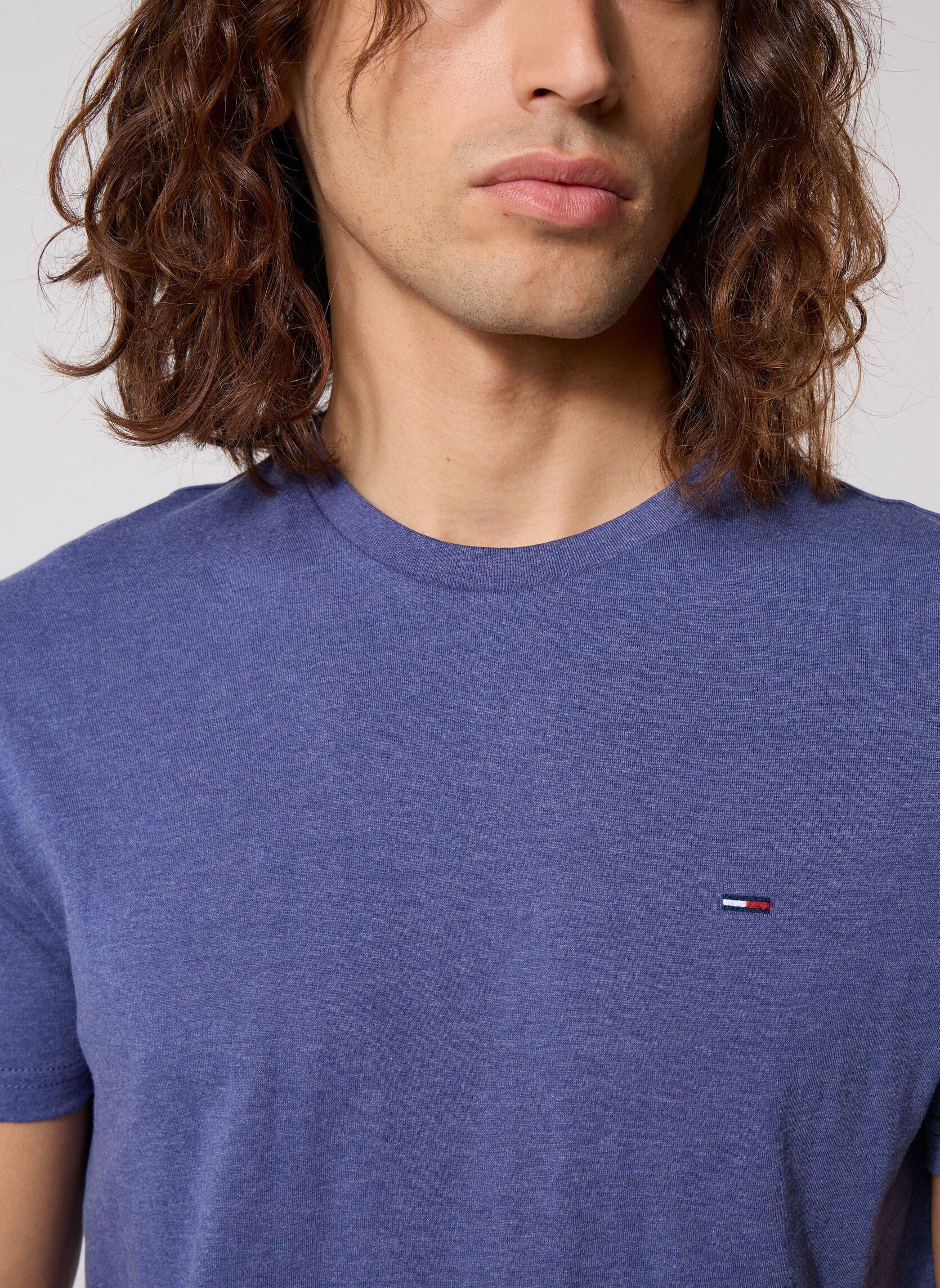 Tee-shirts manches courtes Tjm Xslim Jaspe Htr DM0DM20363 homme bleu Tommy Jeans Tee-shirts manches courtes Tjm Xslim Jaspe Htr DM0DM20363 homme bleu BLUE STORM