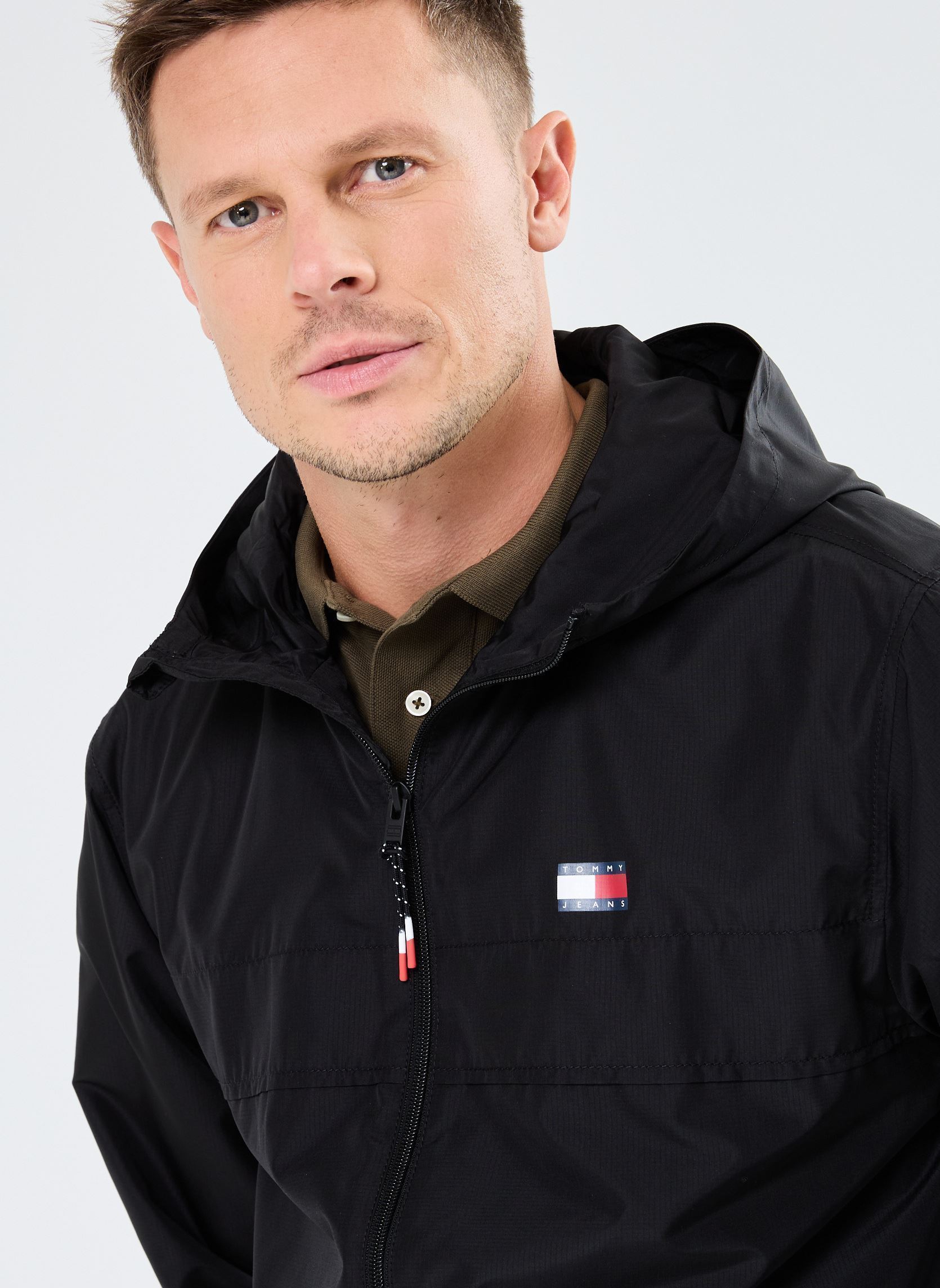 Windbreaker / Windjacken Tjm Fleece Lined Chi DM0DM21130 herren schwarz Tommy Jeans Windbreaker / Windjacken Tjm Fleece Lined Chi DM0DM21130 herren schwarz BLACK