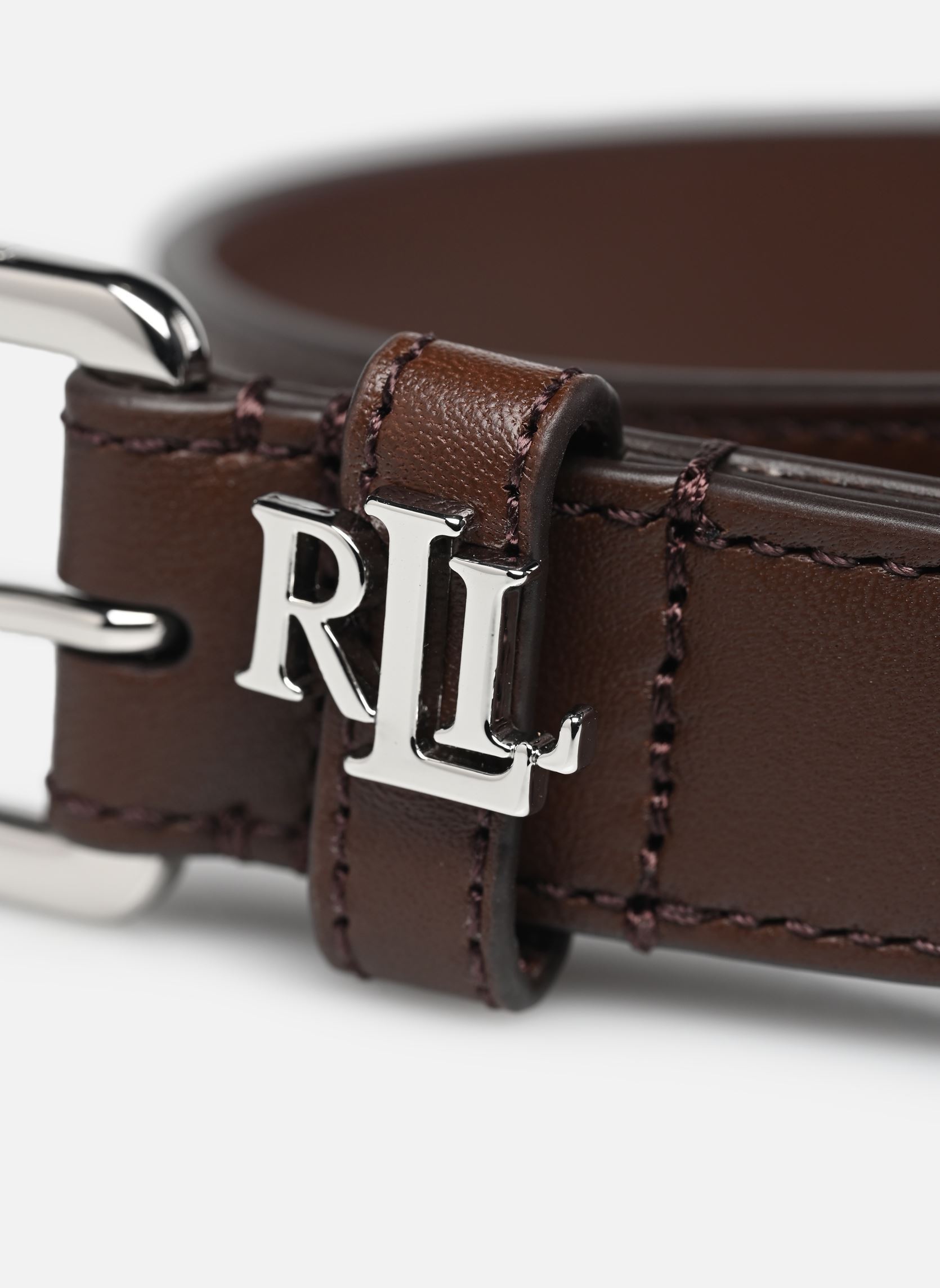 Ceintures LGO KPPER 25-BELT-SKINNY femme marron Lauren Ralph Lauren Ceintures LGO KPPER 25-BELT-SKINNY femme marron DARK HICKORY