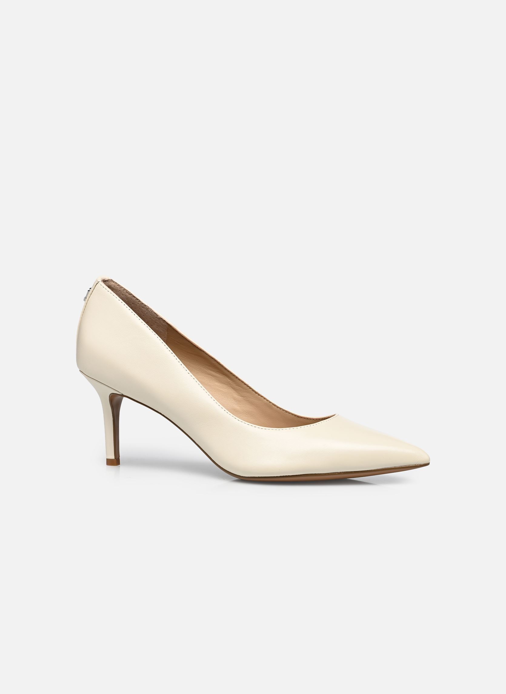 Casadei Betty Glitter Décolleté Plateau, Plateau, Milk, Tessuto glitter