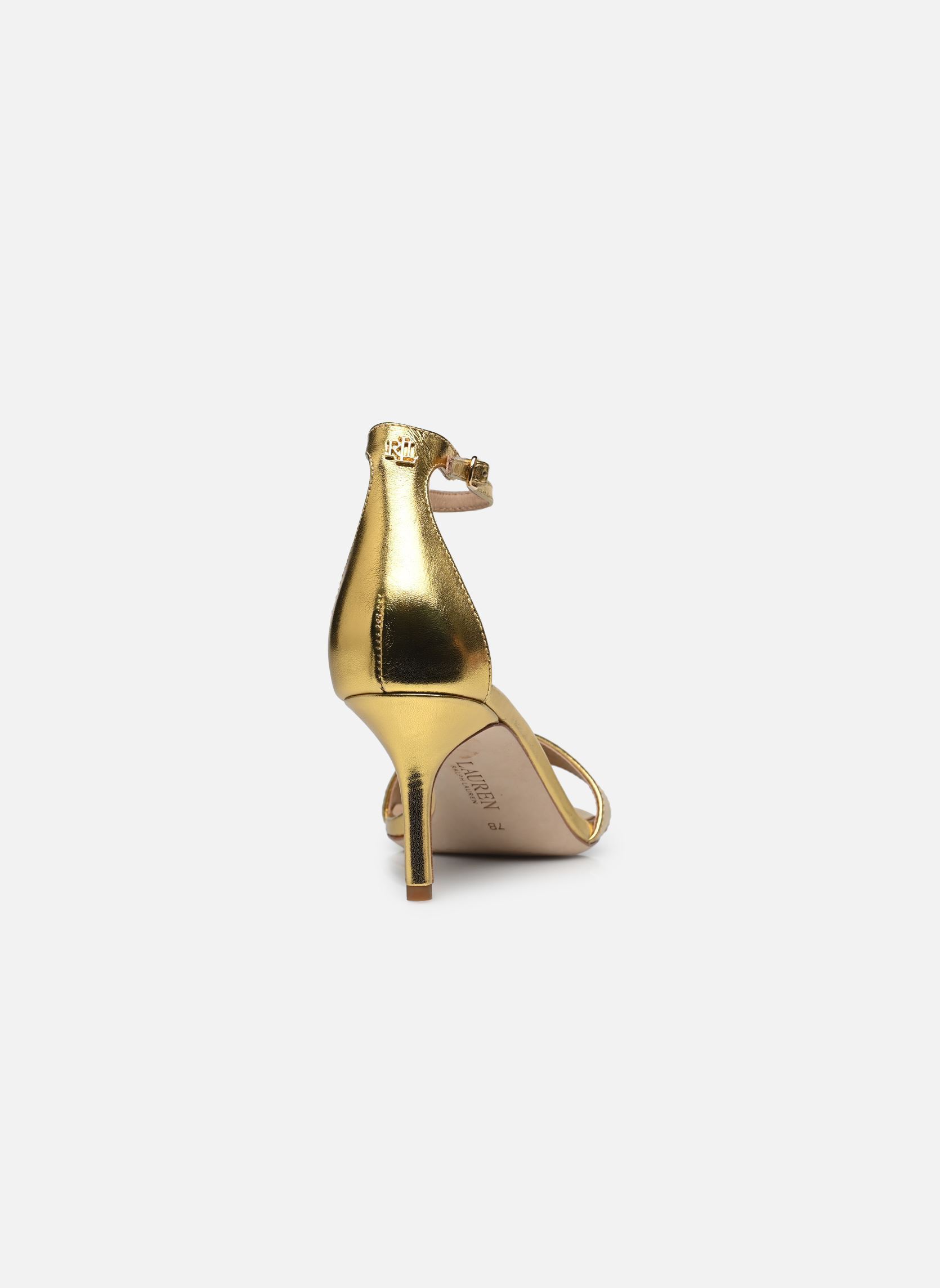 Sandalen Allie Mid-Sandals-Heel Sandal dames goud en brons Lauren Ralph Lauren Sandalen Allie Mid-Sandals-Heel Sandal dames goud en brons MODERN GOLD