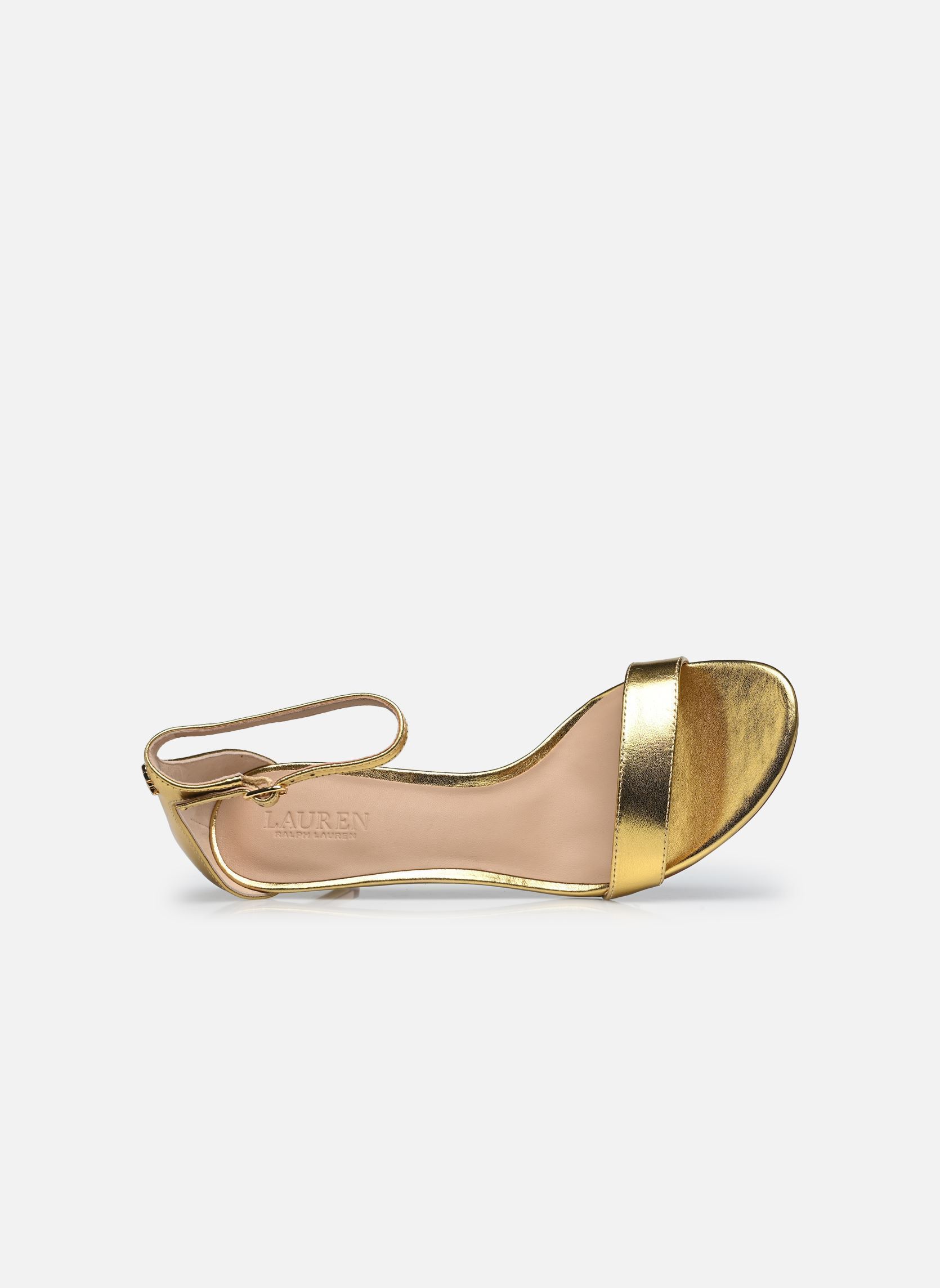 Sandalen Allie Mid-Sandals-Heel Sandal dames goud en brons Lauren Ralph Lauren Sandalen Allie Mid-Sandals-Heel Sandal dames goud en brons MODERN GOLD