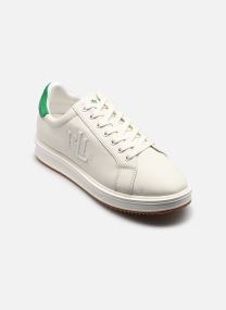 Baskets Ainsley-Sneakers-Low Top Lace femme blanc Lauren Ralph Lauren Baskets Ainsley-Sneakers-Low Top Lace femme blanc SNOW WHITE/GREEN TOPAZ