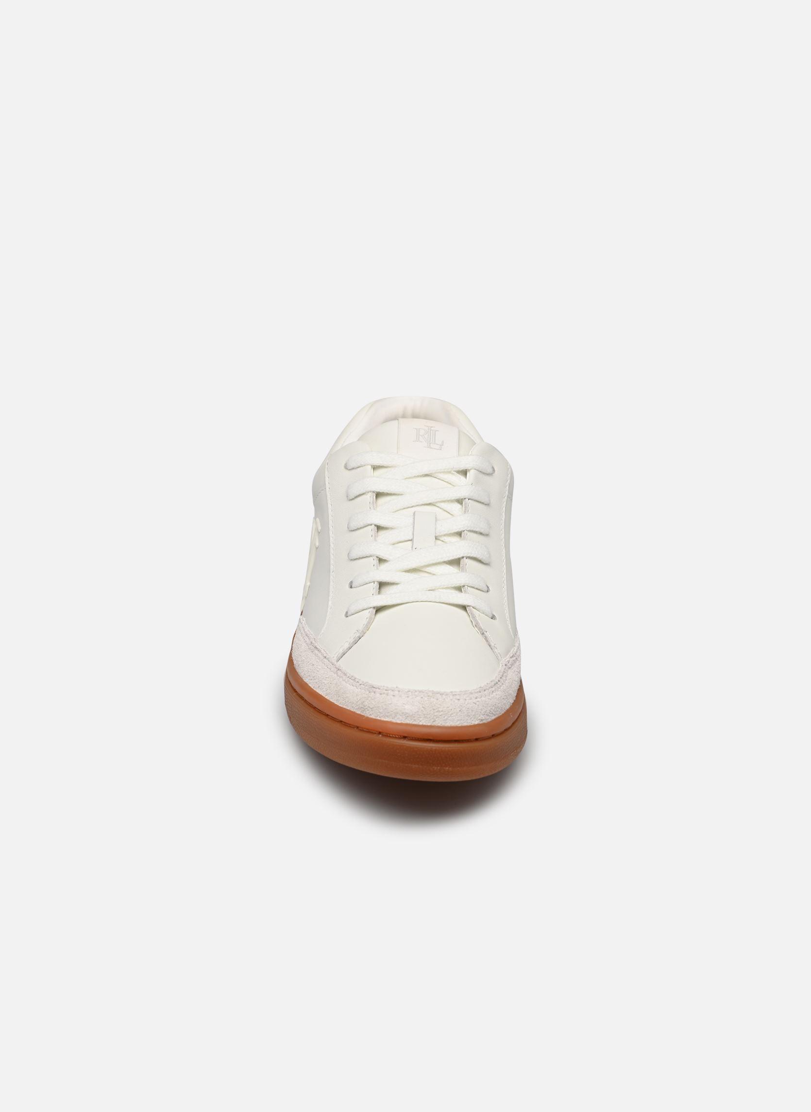 Baskets basses Hailey 6-Sneakers-Low Top Lace femme blanc Lauren Ralph Lauren Baskets basses Hailey 6-Sneakers-Low Top Lace femme blanc SNOW WHITE/PALE GREY