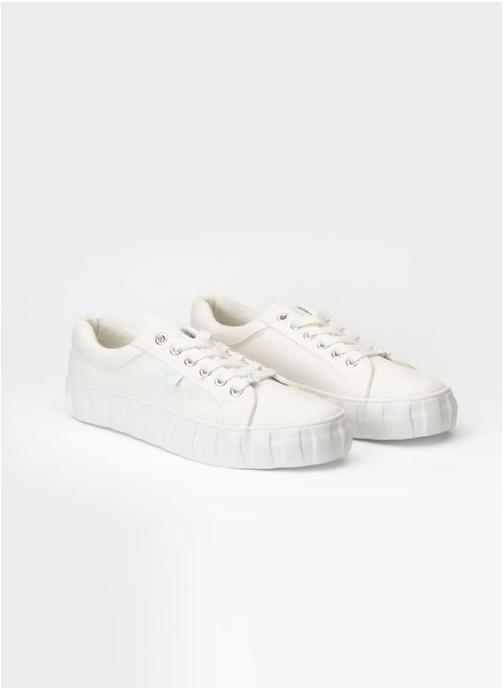 Le temps des cerises Baskets basses Baskets Malibu blanches femme blanc