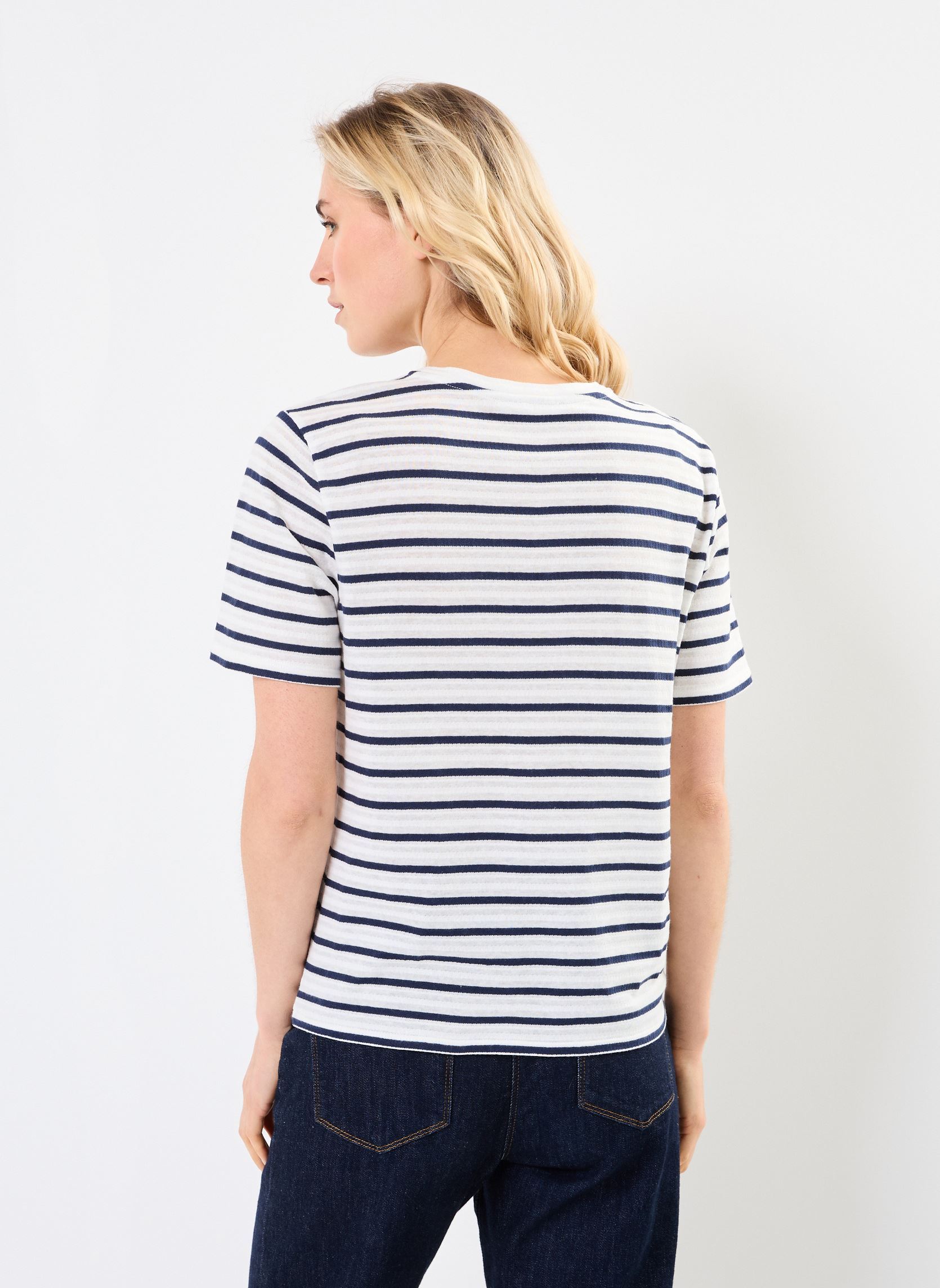 Tee-shirts manches courtes T-SHIRT MARIN femme blanc Georgia Rose Tee-shirts manches courtes T-SHIRT MARIN femme blanc CLOUD DANCER