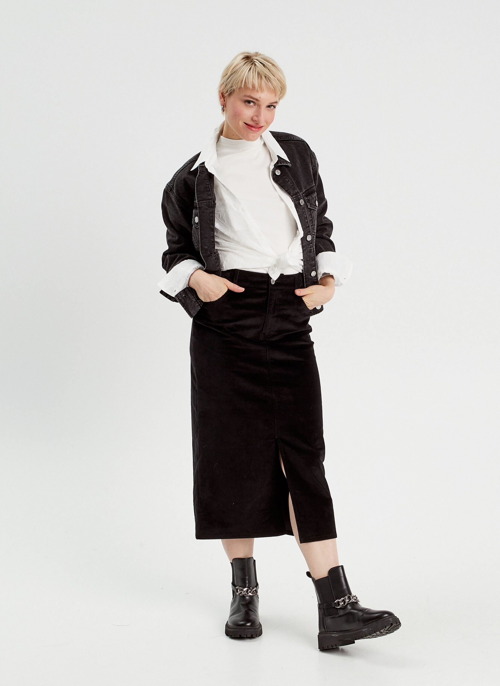 Jupes mi-longues JUDENVELOU femme noir Cache Cache Jupes mi-longues JUDENVELOU femme noir Noir