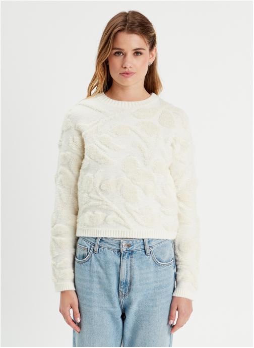 Cache Cache Pulls FORETFLEUR2 femme blanc