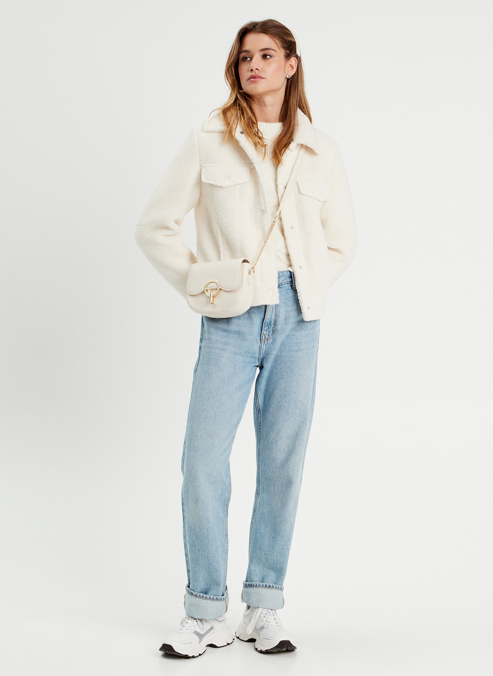 Pulls FORETFLEUR2 femme blanc Cache Cache Pulls FORETFLEUR2 femme blanc Blanc