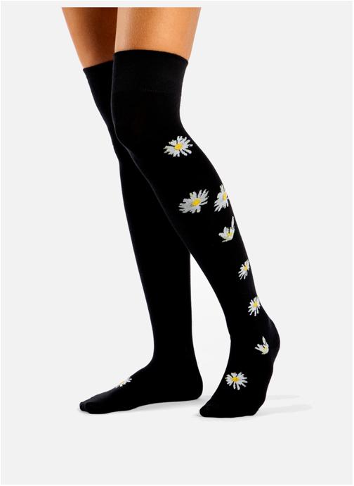 Dedoles Mi-bas Chaussettes au-dessus des genoux Marguerites la Nuit femme noir