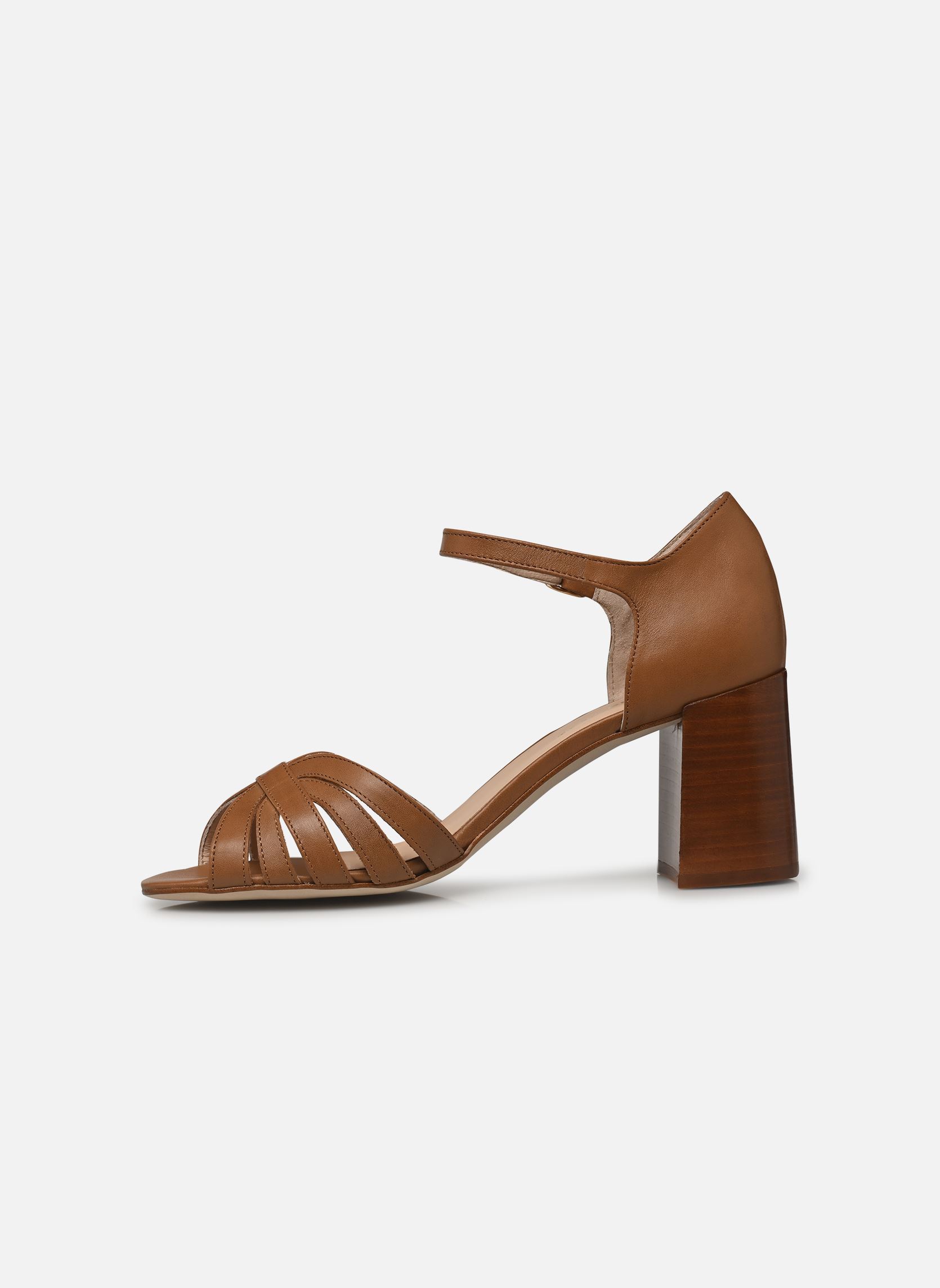 Sandales plates Lopita - sandales femme marron Georgia Rose Sandales plates Lopita - sandales femme marron COGNAC
