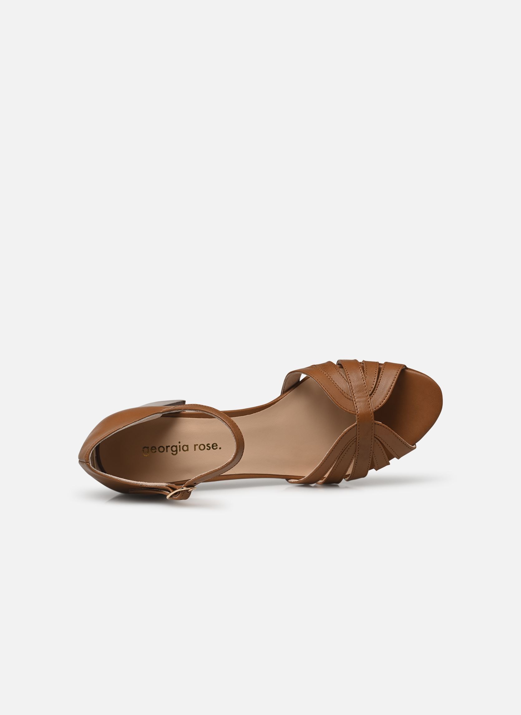 Sandales plates Lopita - sandales femme marron Georgia Rose Sandales plates Lopita - sandales femme marron COGNAC