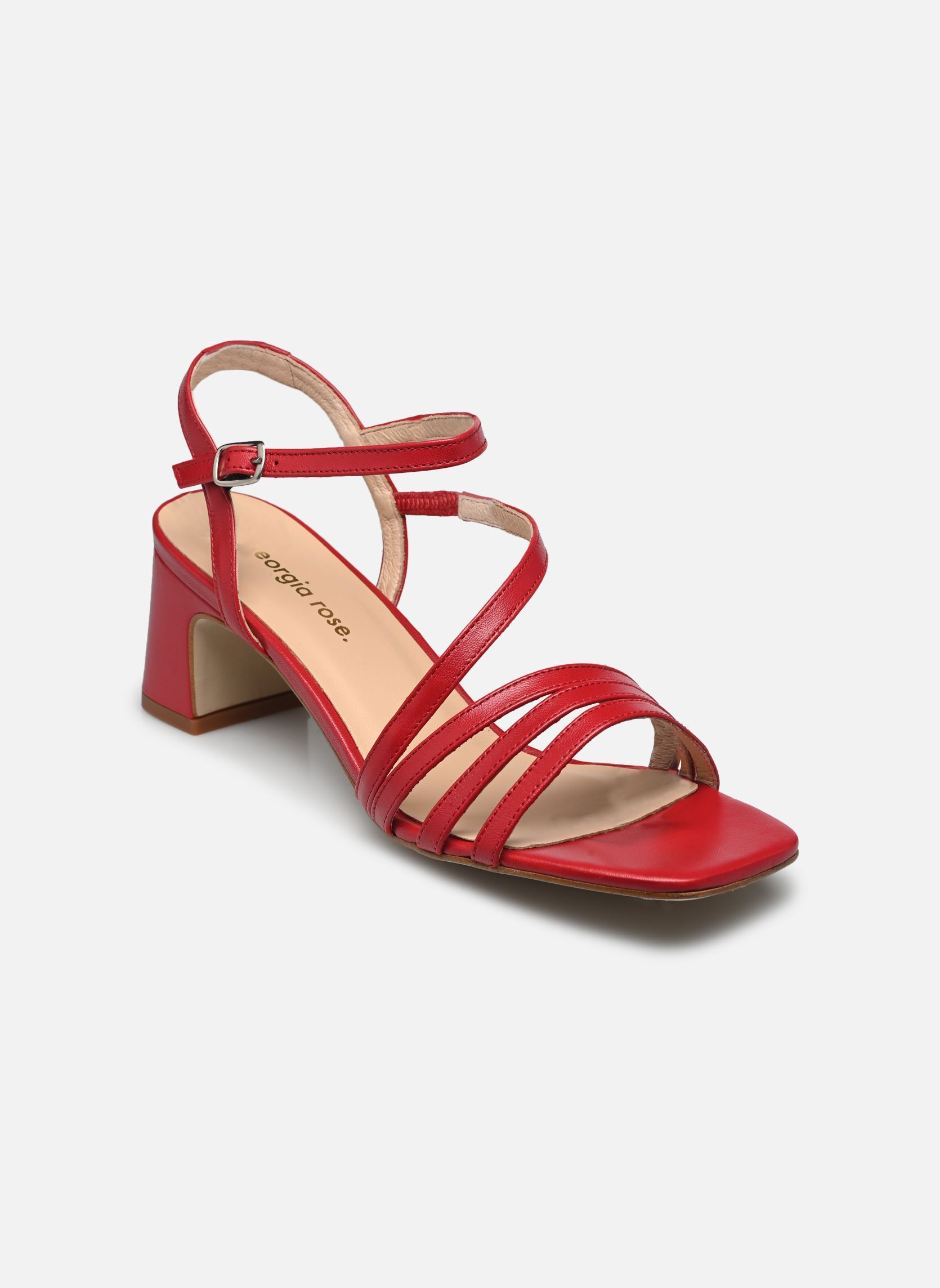 Georgia Rose Sandales Sandales - Loupinou femme rouge | Sarenza France